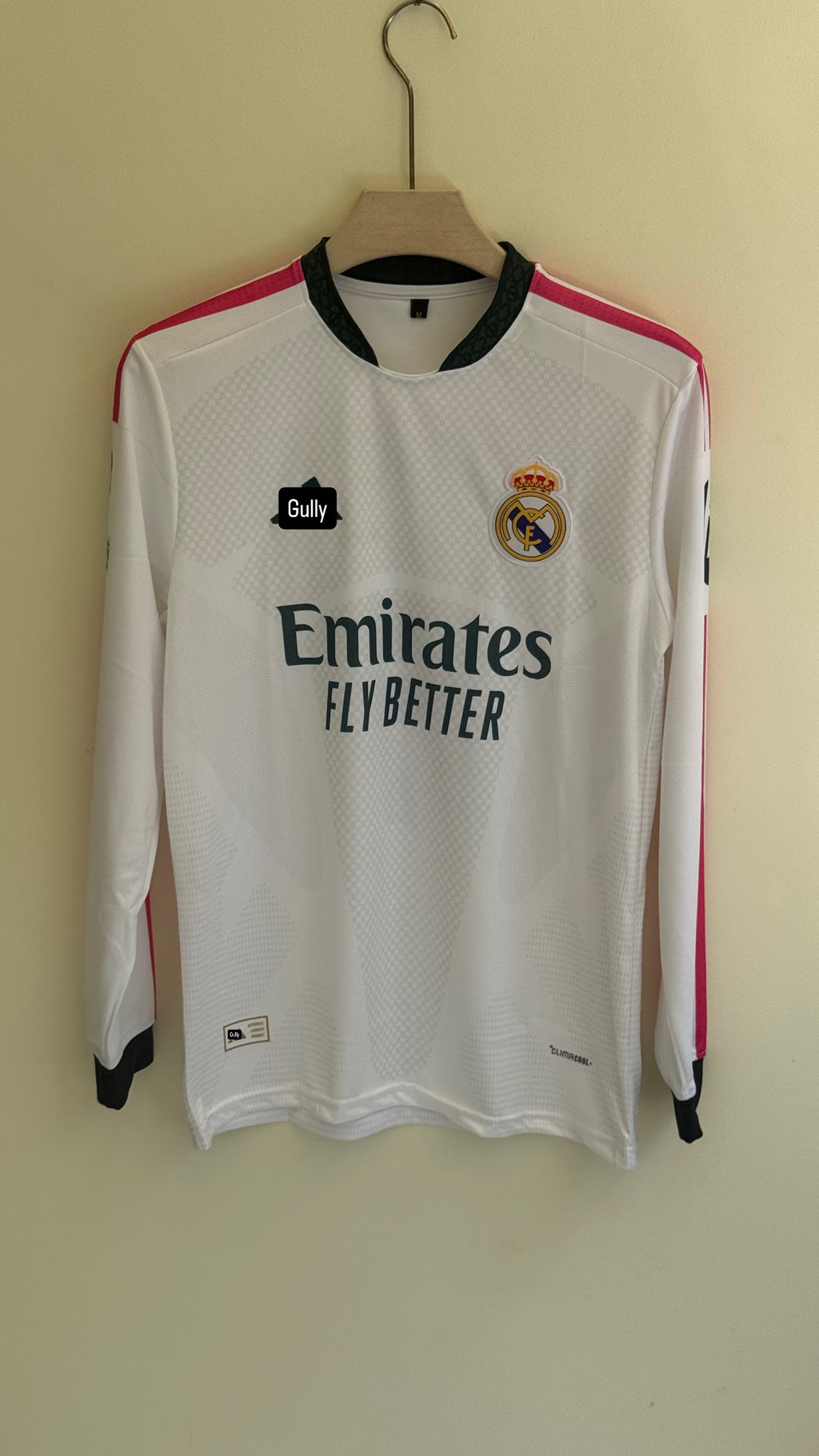 BELLINGHAM REAL MADRID 26/27 HOME KIT FULL SLEEV EMBROIDERY
