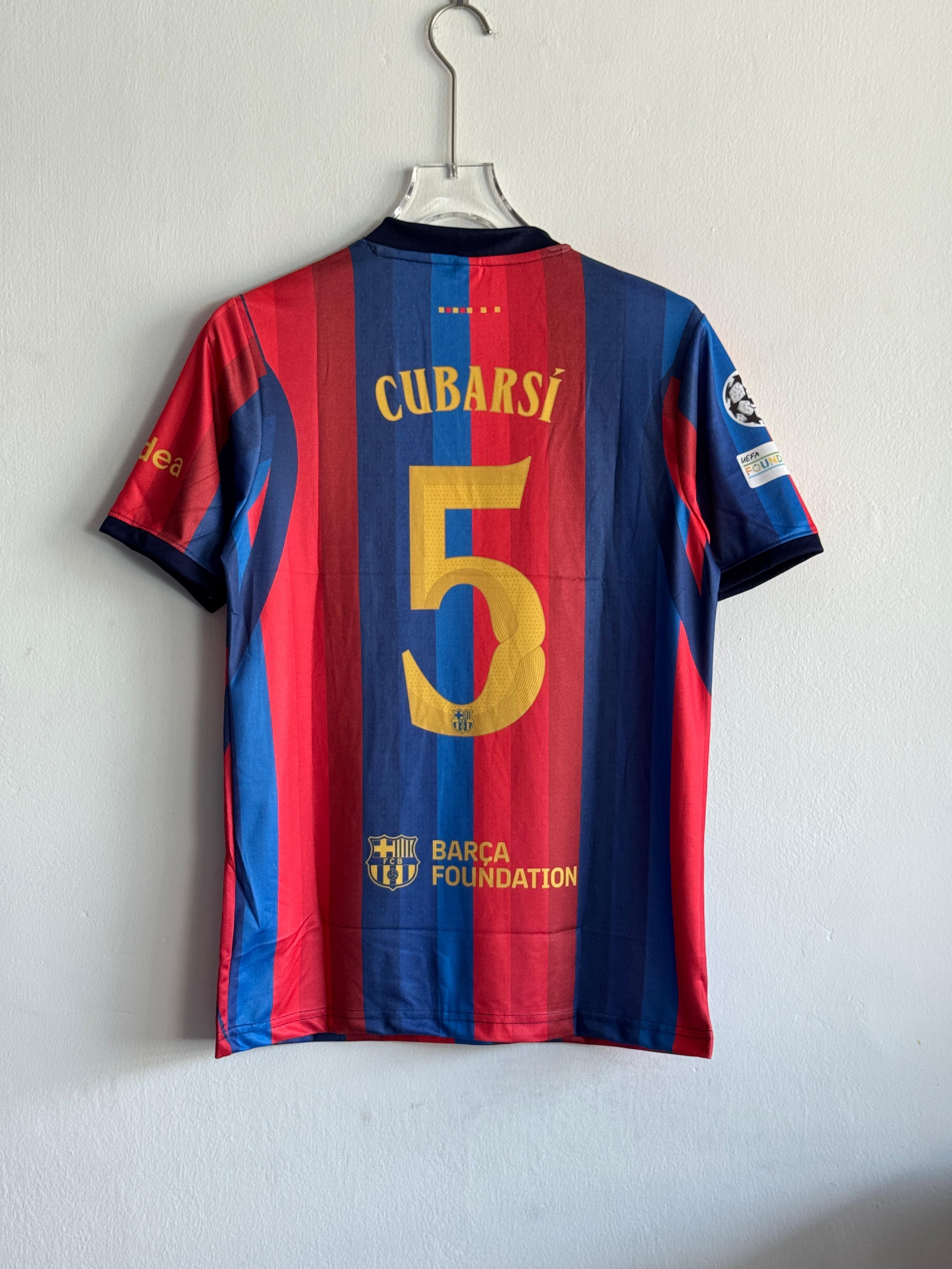 CUBARSI BARCELONA HOME KIT 26/27 EMBROIDERY