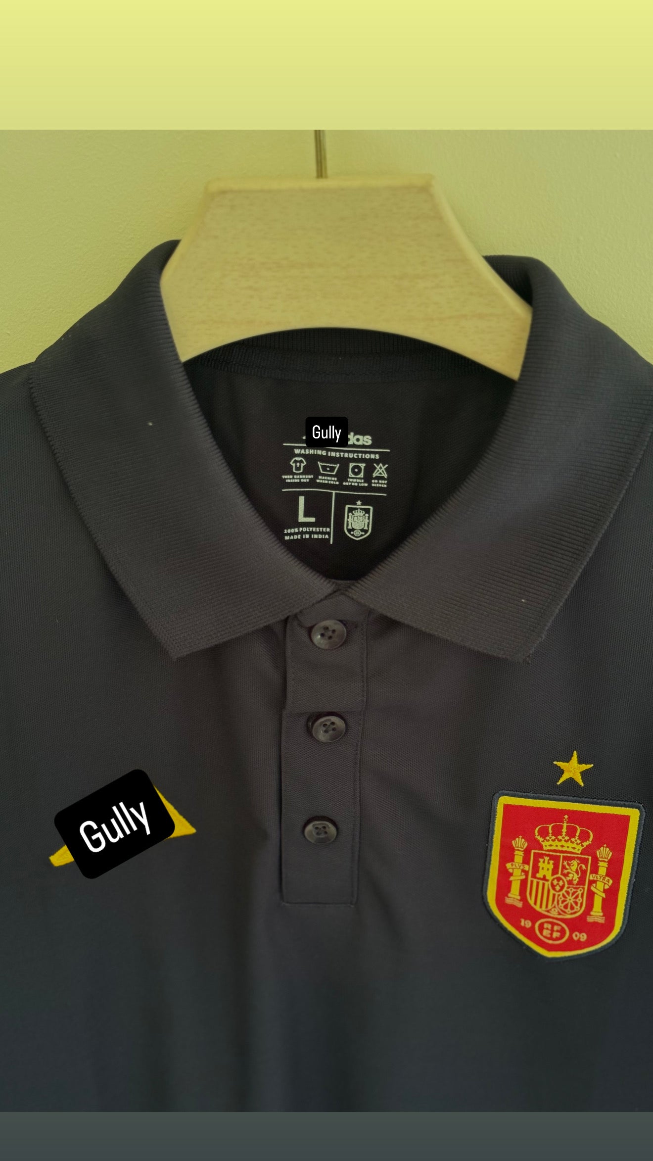 SPAIN POLO T SHIRT EMBROIDERY (NAVY BLUE )