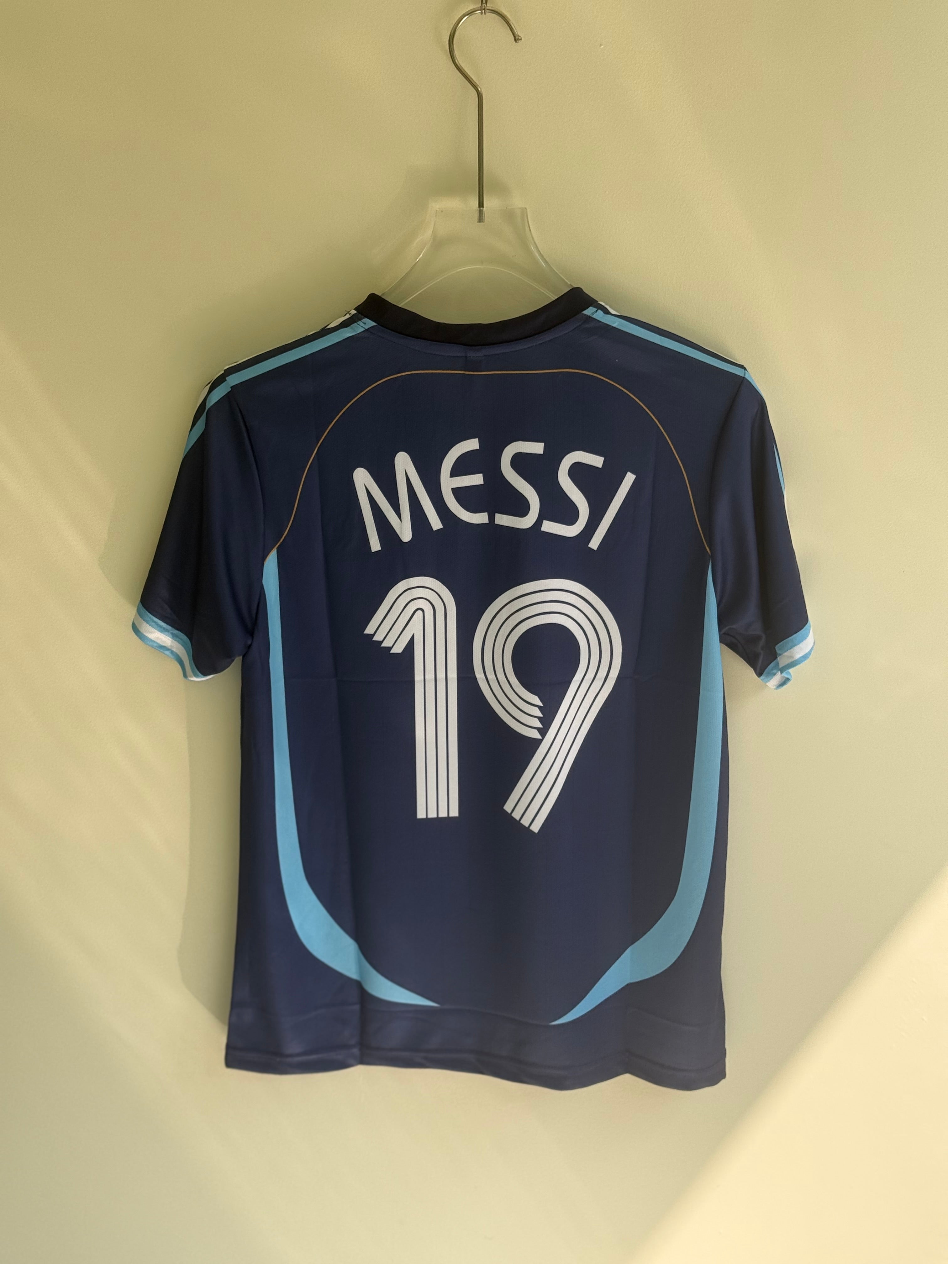 MESSI ARG 2006 AWAY KIT EMBROIDERY