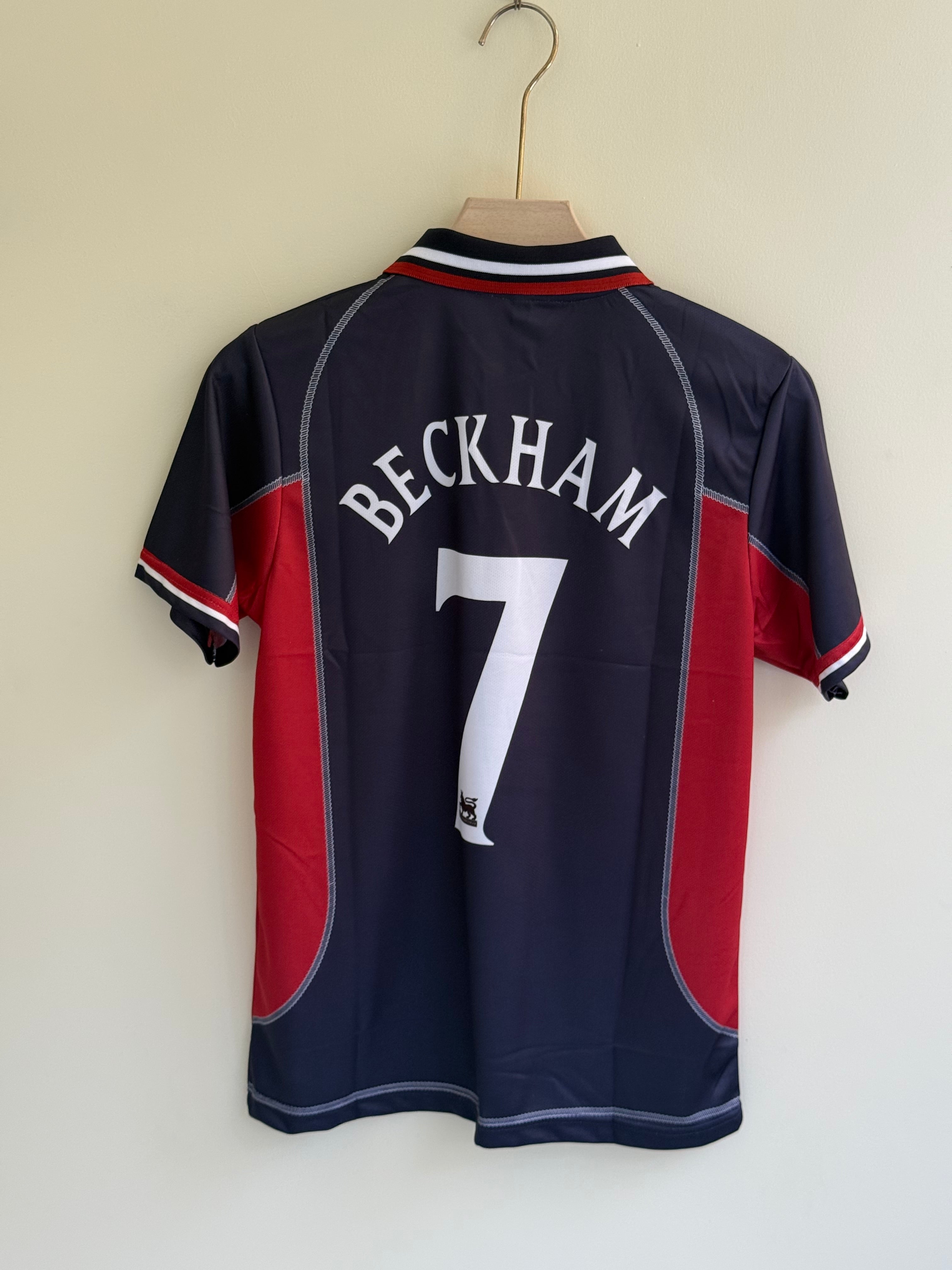 BECKHAM UNITED 2000/01 THIRD KIT POLO EMBROIDERY