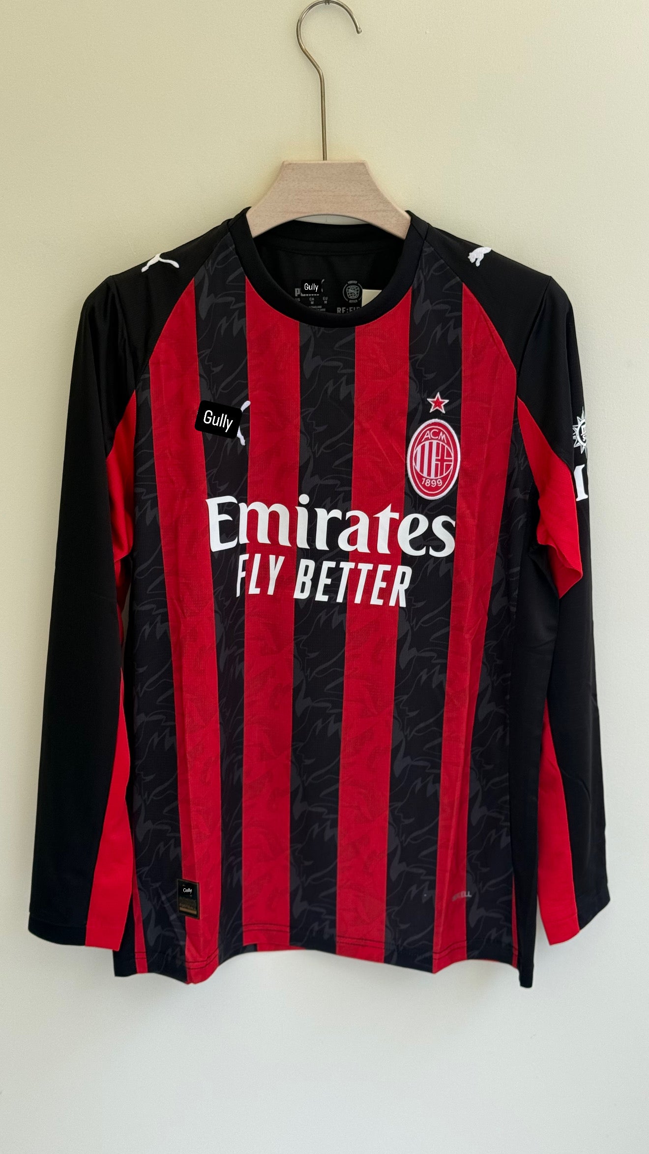 AC MILAN 25/26 HOME KIT FULL SLEEEV MASTER QUALITY EMBROIDERY