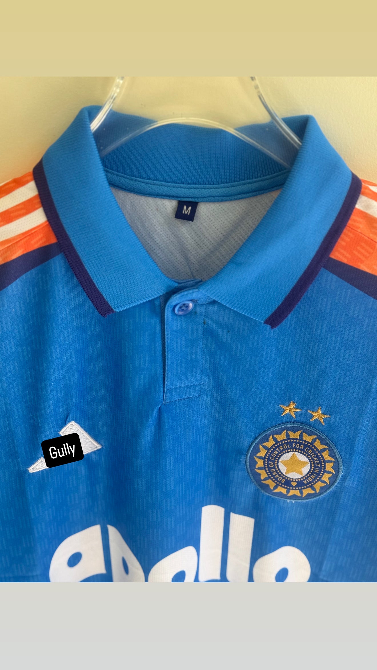 VIRAT INDIAN ODI CRICKET JERSEY POLO EMBROIDERY