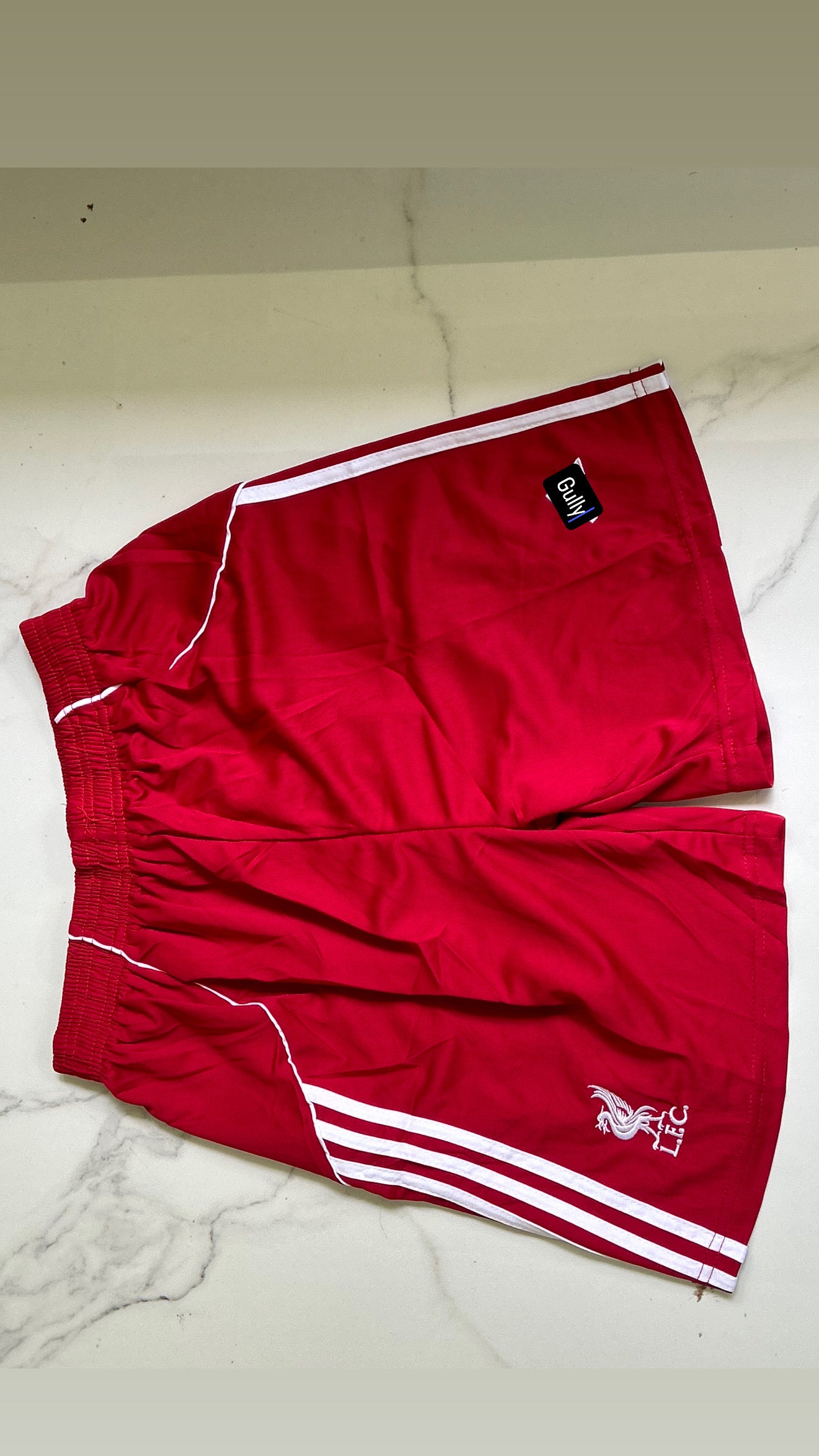 LIVERPOOL HOME SHORTS EMBROIDERY
