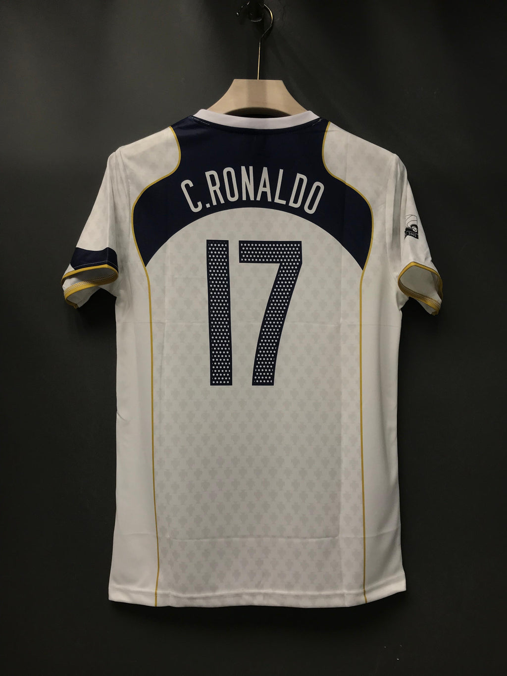 RONALDO PORTUGAL 2004 AWAY KIT EMBROIDERY