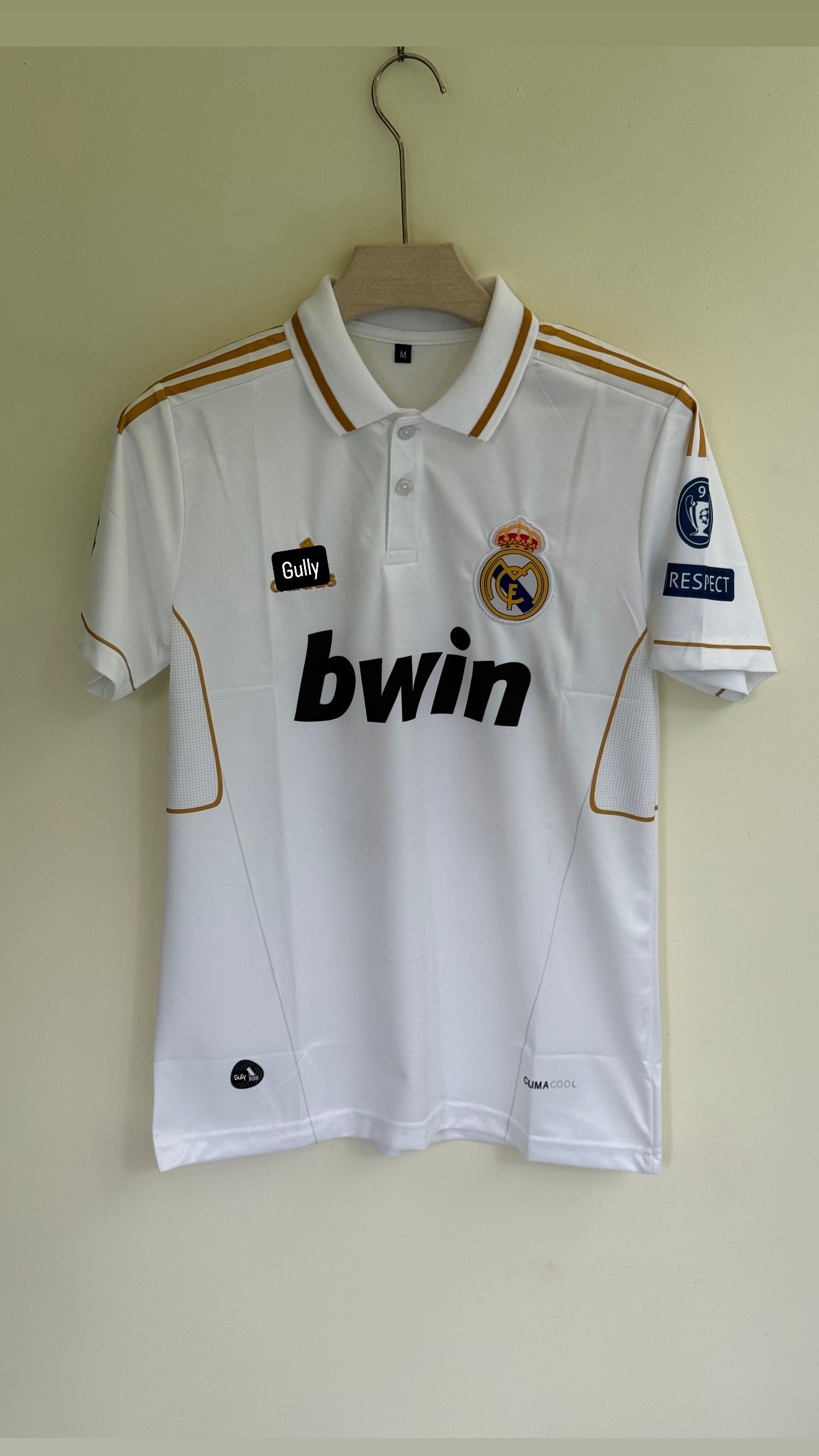 OZIL REAL MADRID 2011/12 HOME KIT POLO EMBROIDERY
