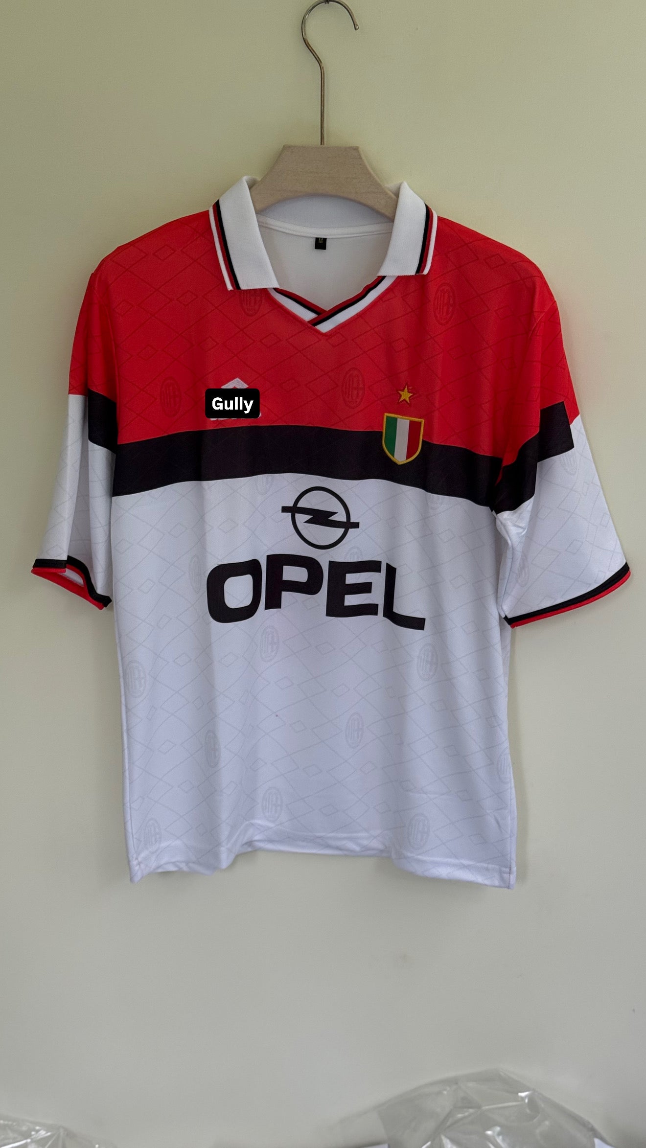 MALDINI AC MILAN POLO FIVE SLEEV EMBROIDERY