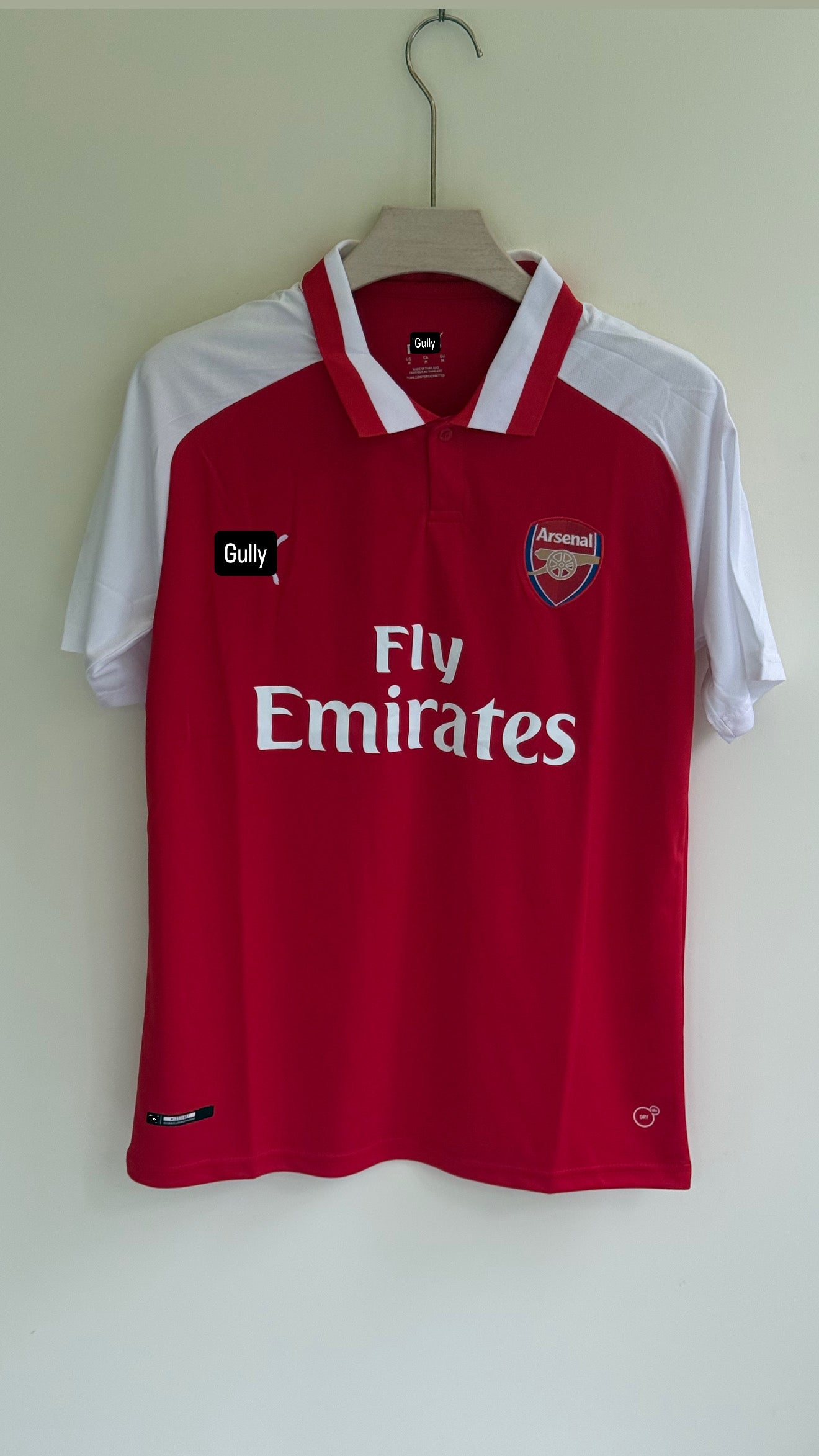 ARSENAL HOME KIT 2017 MASTER QUALITY EMBROIDERY