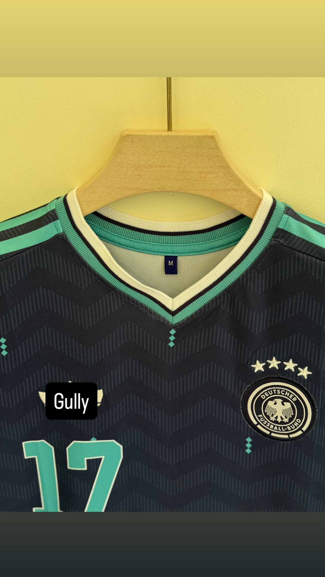 WRITZ GERMANY 2026 WORLD CUP AWAY KIT EMBROIDERY