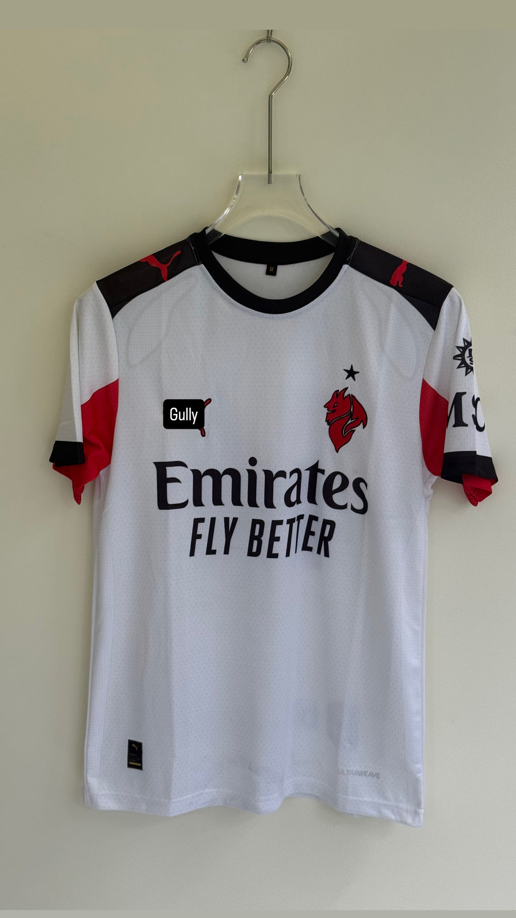 MODRIC AC MILAN 25/25 AWAY KIT EMBROIDERY