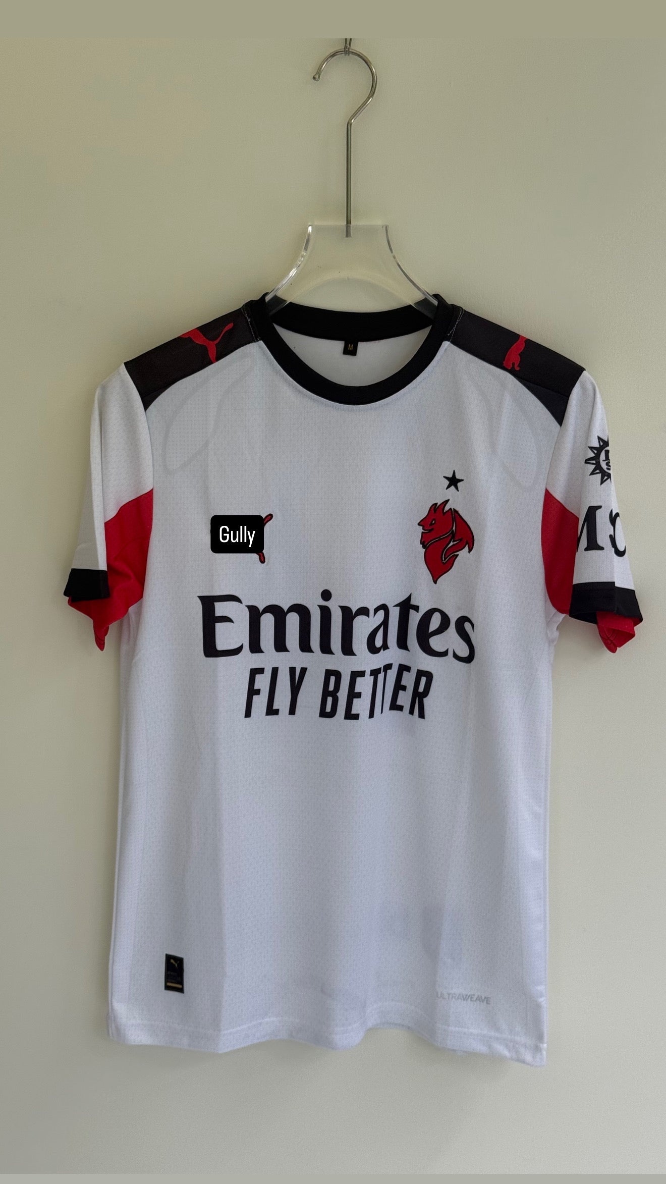 MODRIC AC MILAN 25/25 AWAY KIT EMBROIDERY