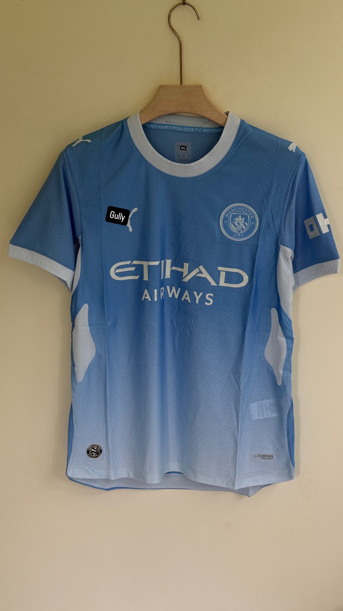 MANCHESTER CITY HOME KIT 26/27 PLAYER VERSION EMBROIDERY - Small