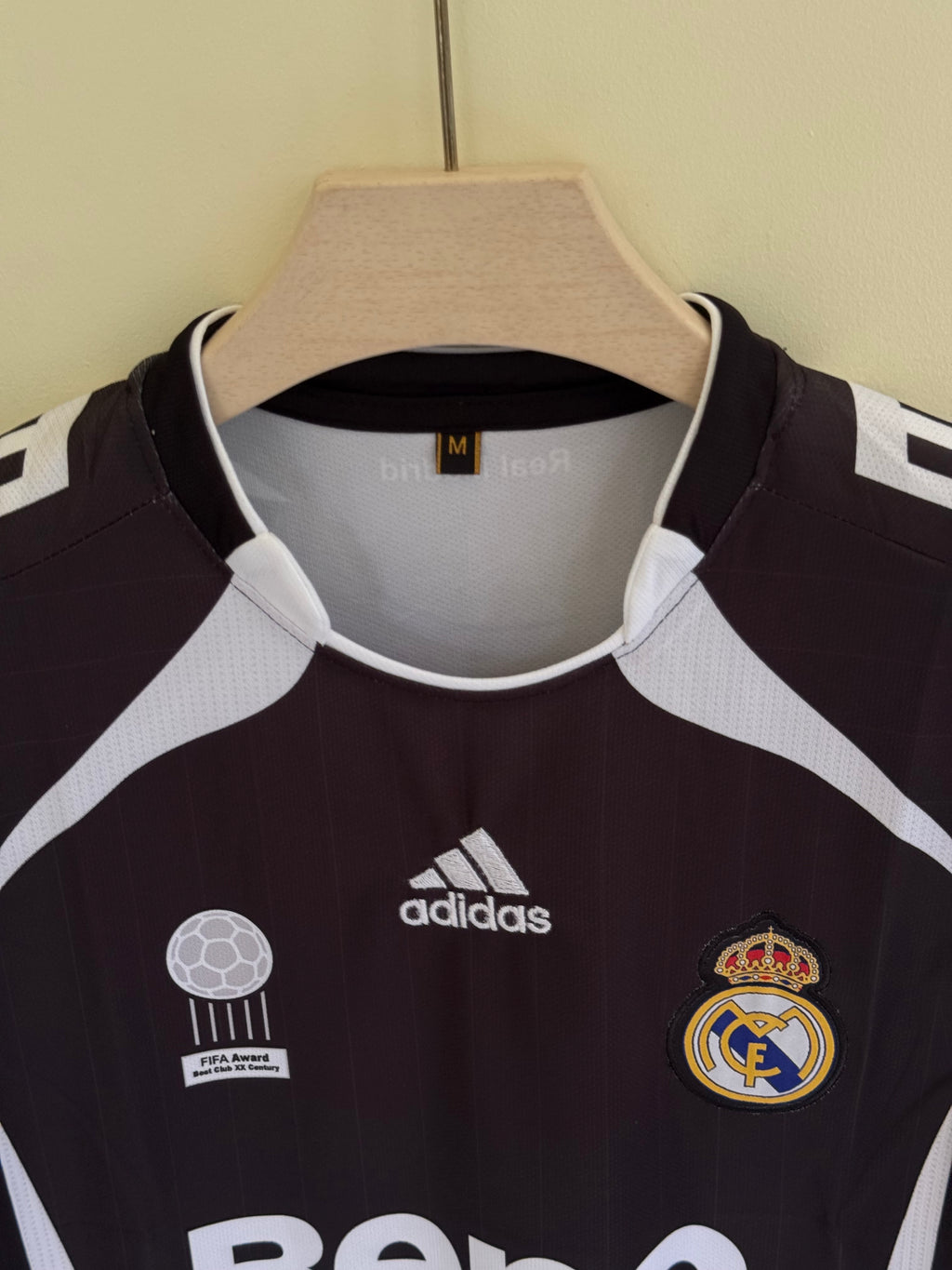 BECKHAM REAL MADRID 2006/07 AWAY FULL SLEEV EMBROIDERY