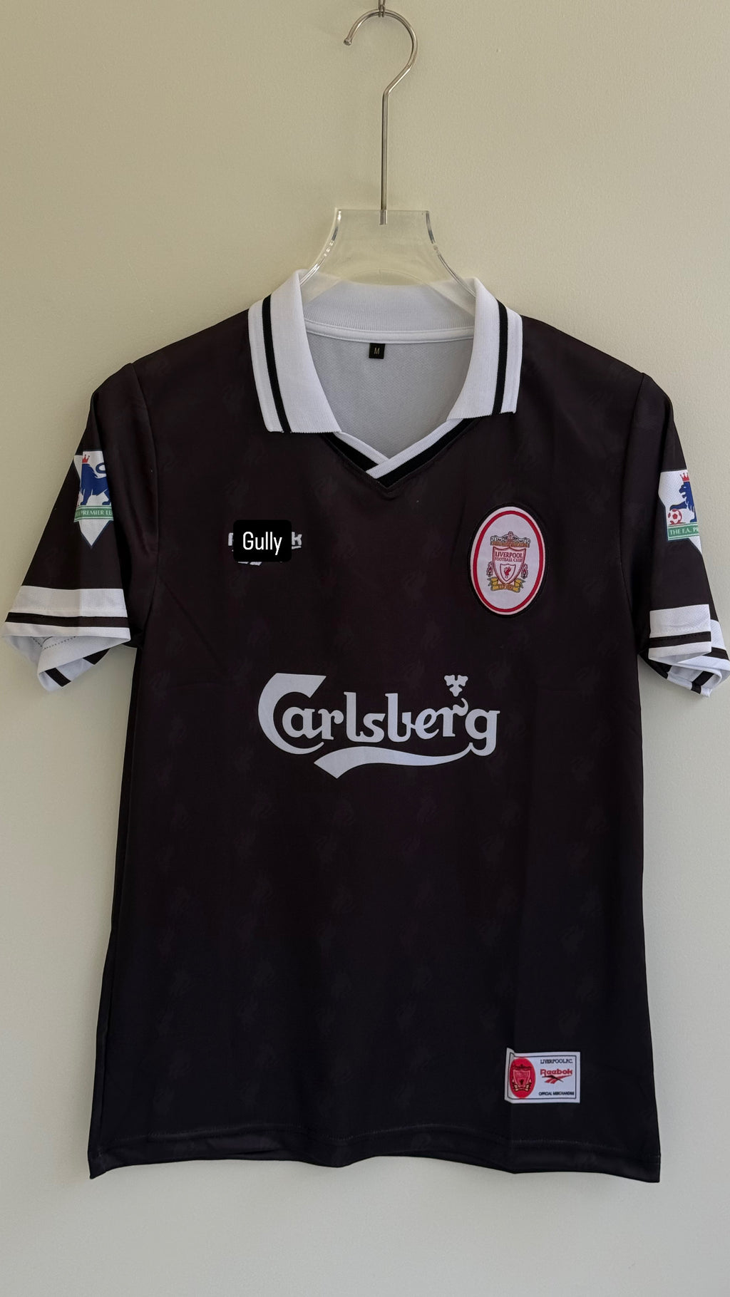 OWEN LIVERPOOL 1996/97 THIRD KIT POLO EMBROIDERY