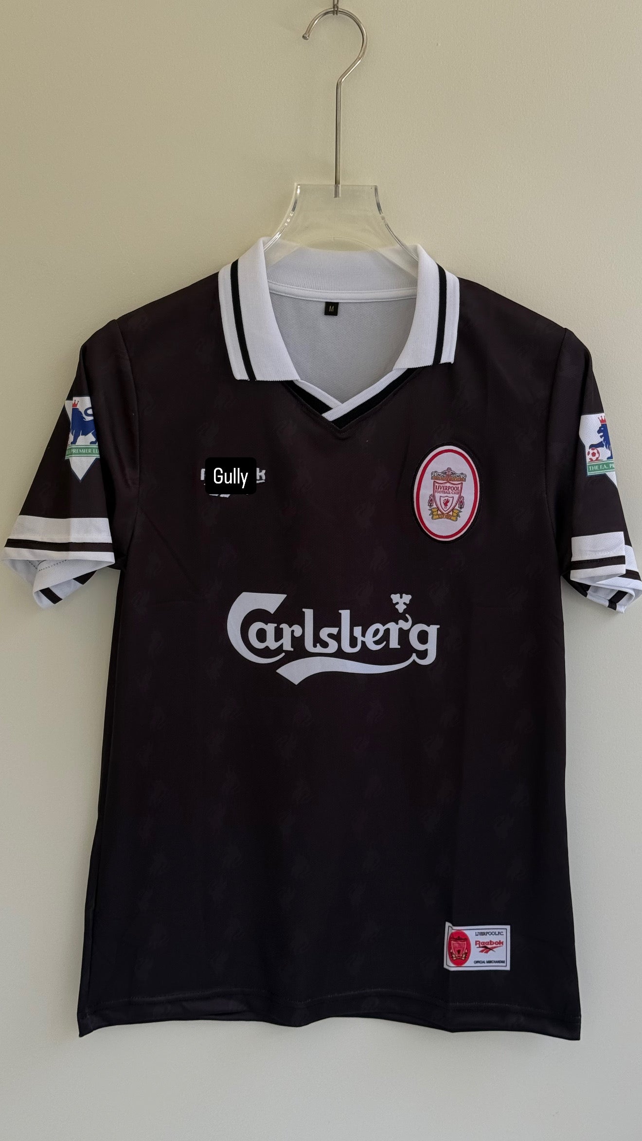 OWEN LIVERPOOL 1996/97 THIRD KIT POLO EMBROIDERY