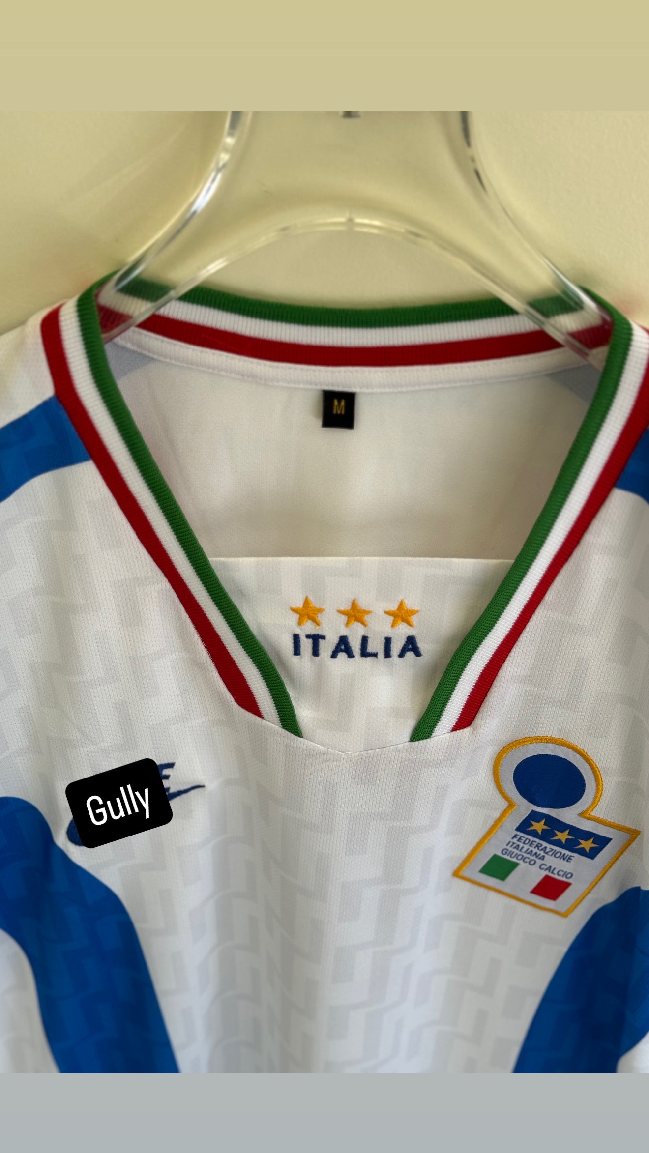 ITALY 1996/97 TRAINING KIT FIVE SLEEV EMBROIDERY