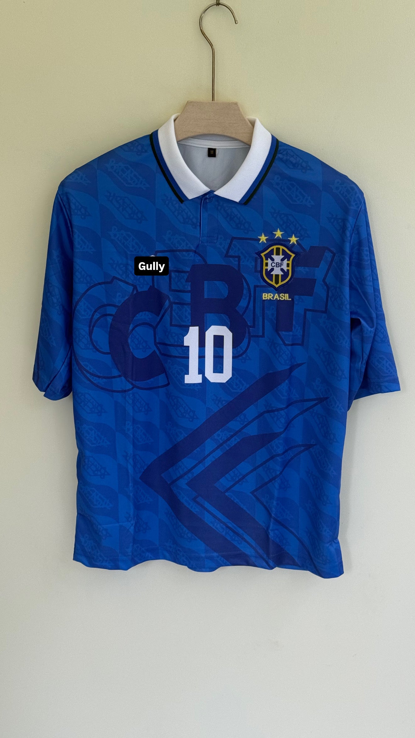 PELÉ BRAZIL  POLO FIVE SLEEV EMBROIDERY