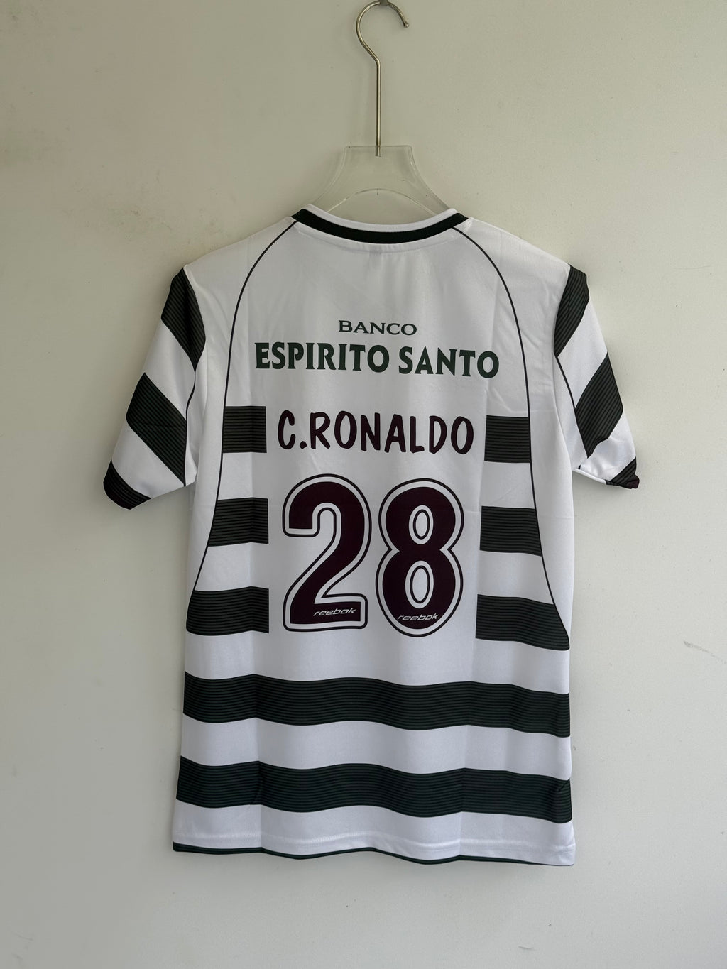 RONALDO SPORTING HOME KIT EMBROIDERY