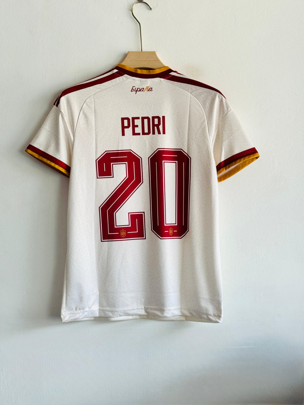 PEDRI SPAIN WORLD CUL 2026 AWAY KIT EMBROIDERY