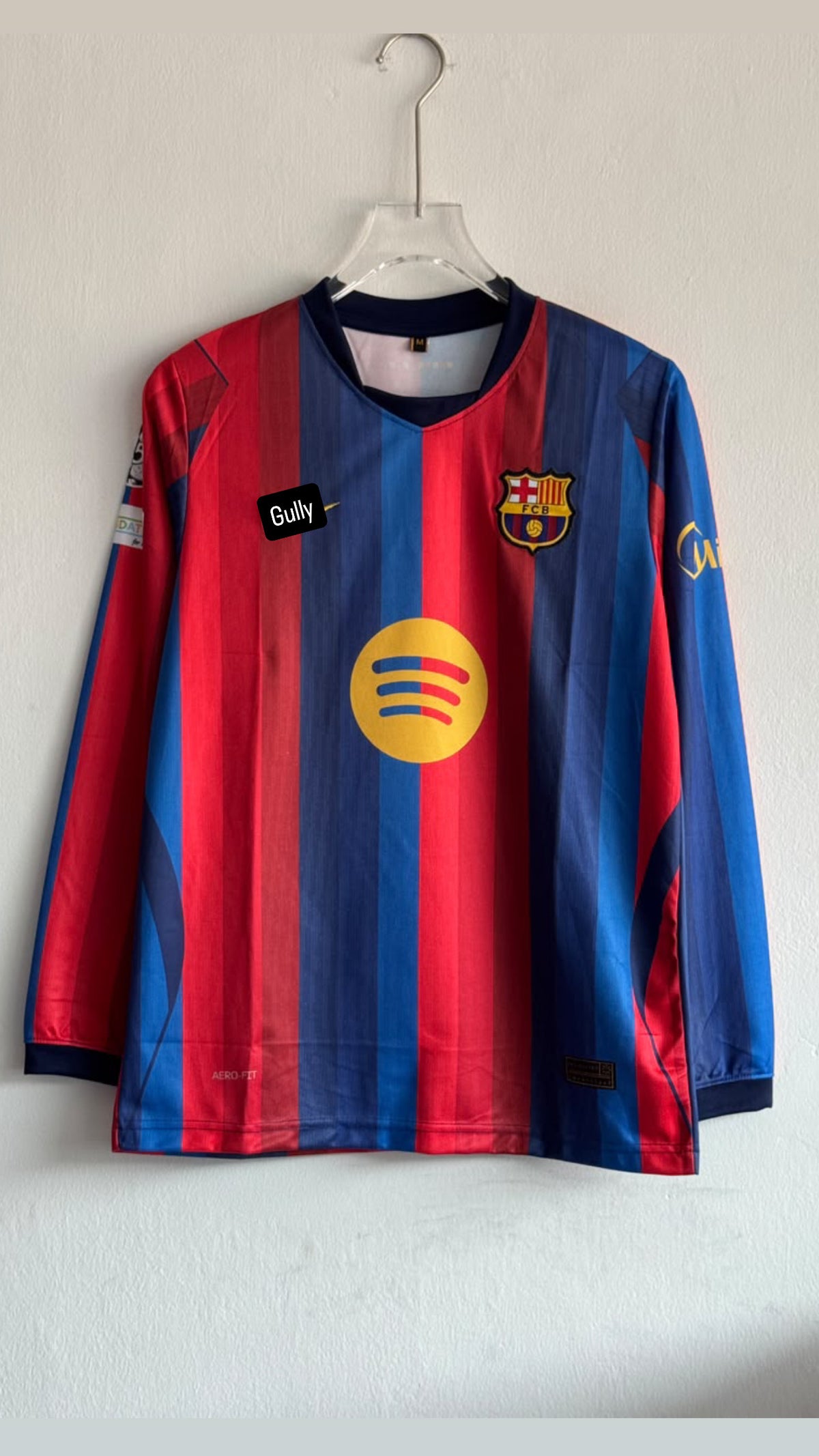 BARCELONA 26/27 HOME KIT FULL SLEEV EMBROIDERY