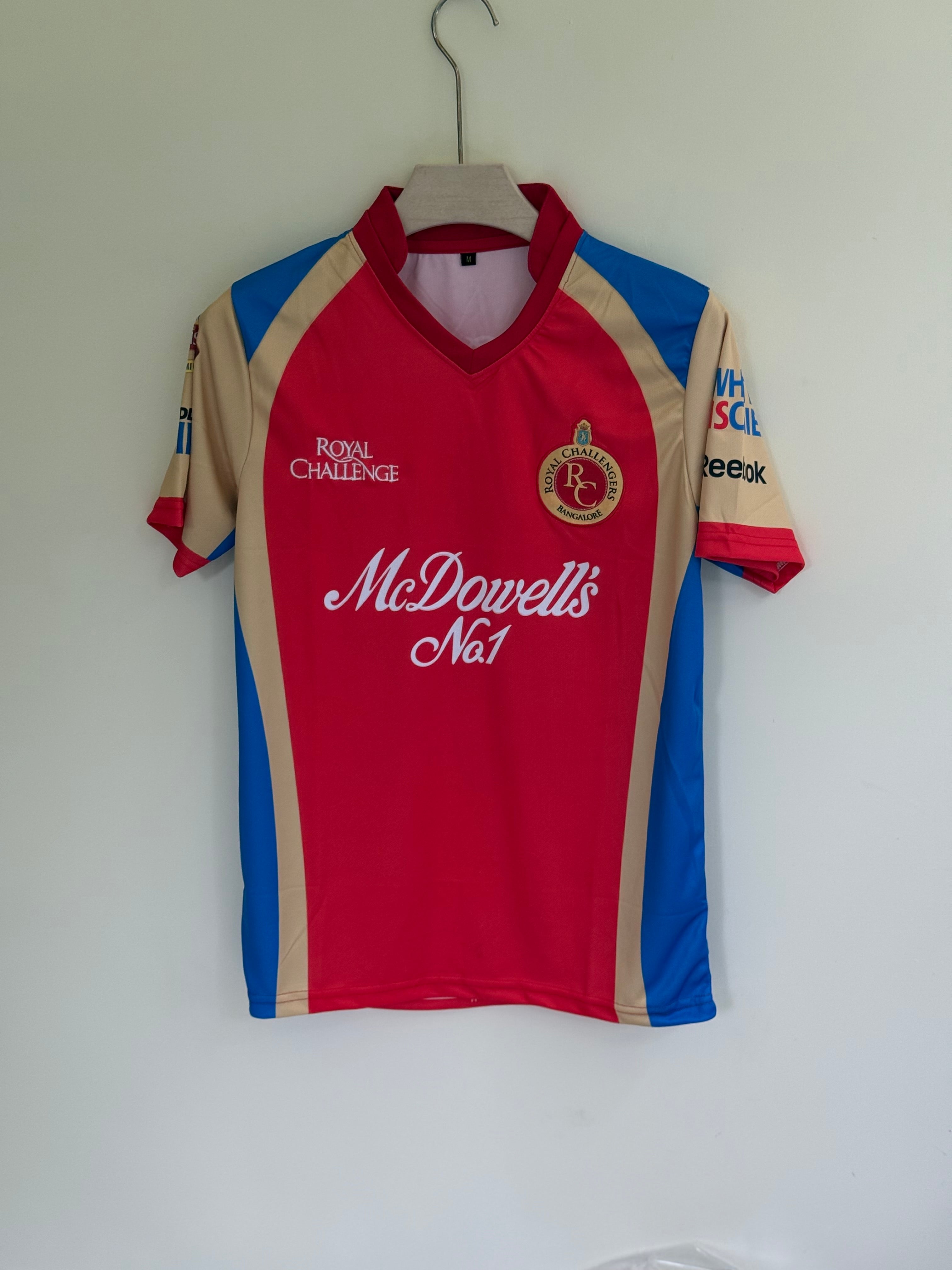 VIRAT KOHLI 2011 RCB HOME KIT EMBROIDERY