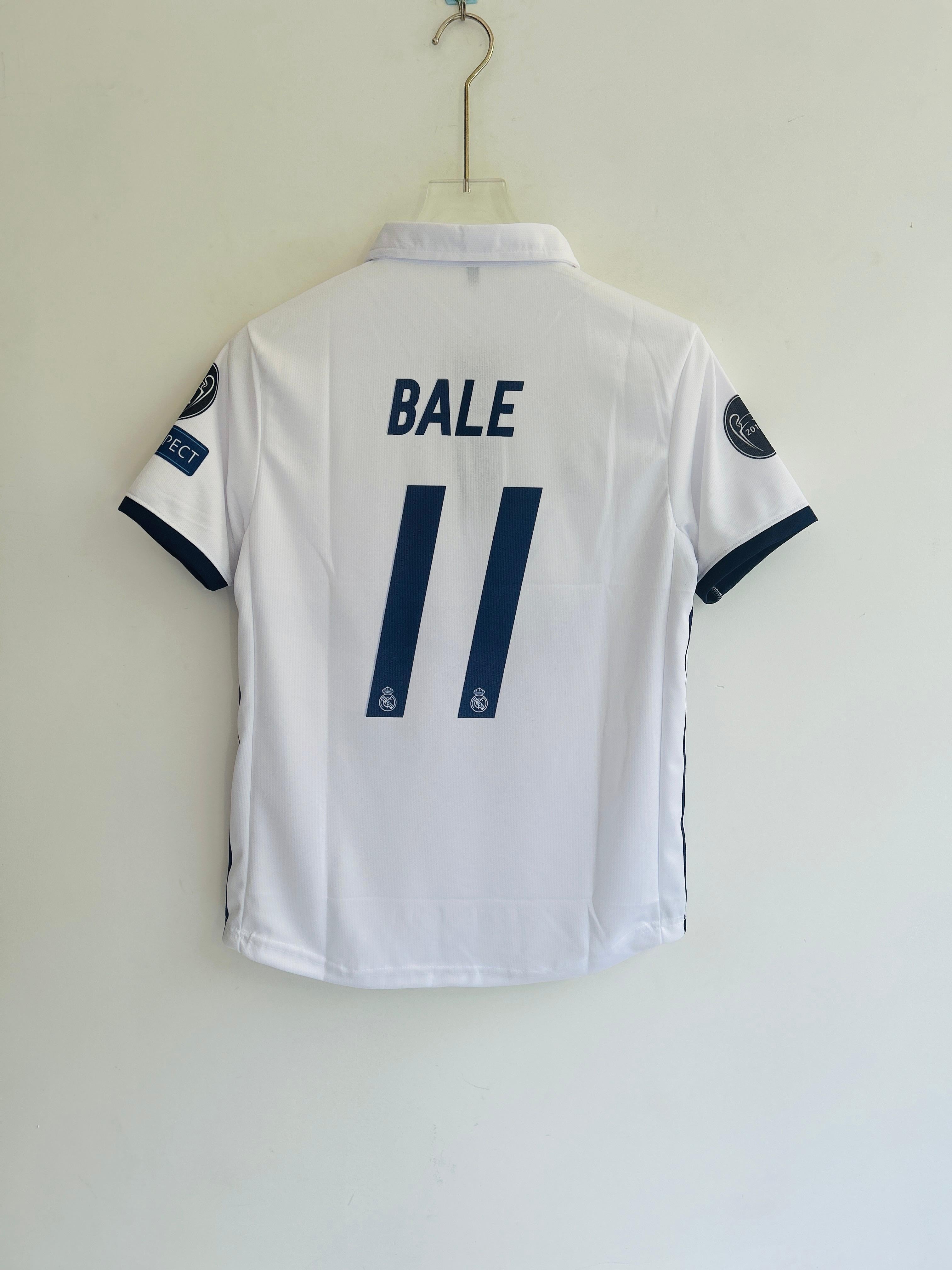BALE REAL MADRID 2016 HOME KIT POLO EMBROIDERY