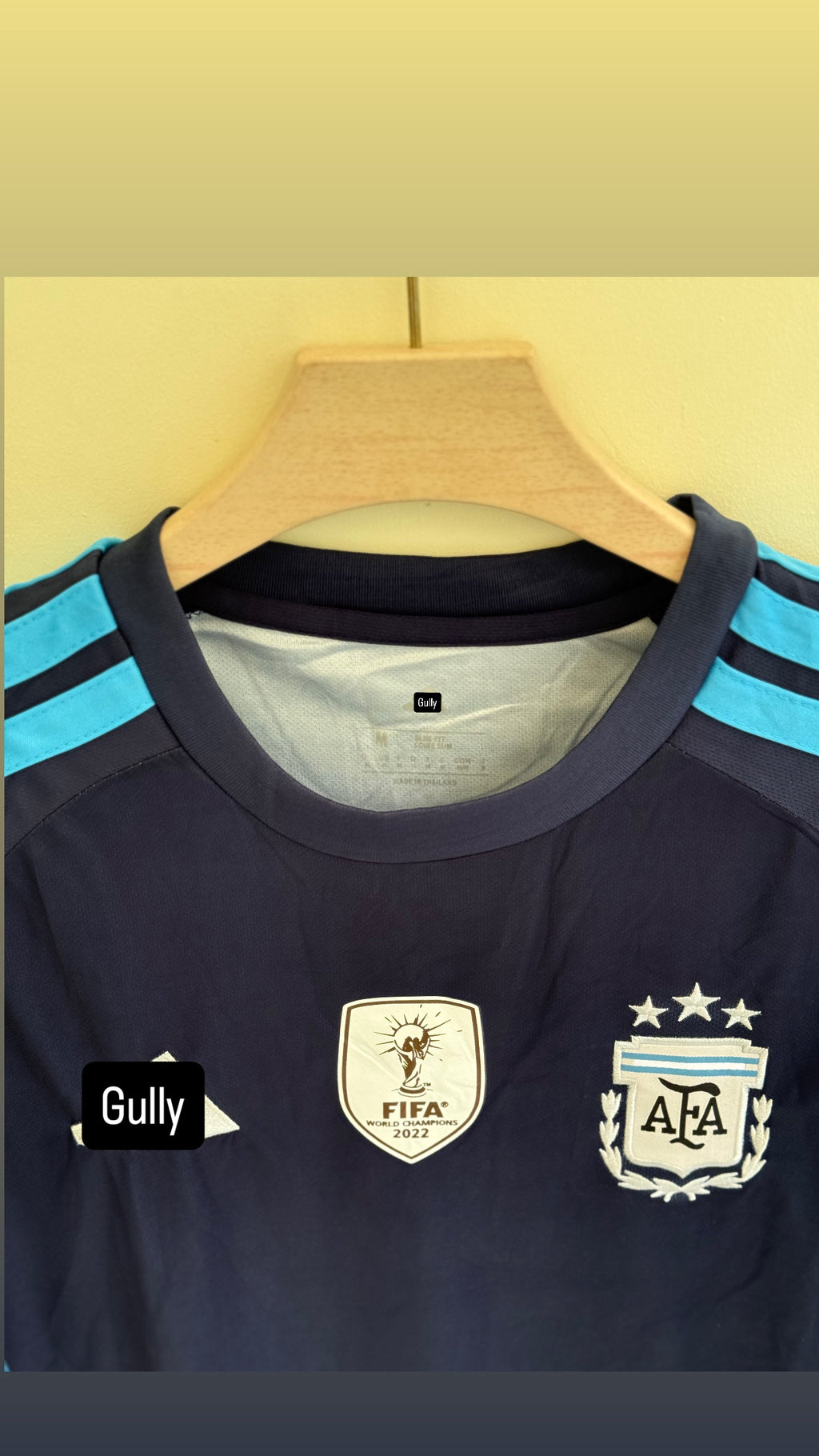 ARGENTINA GOAL KEEPER WORLD CUP  KIT MASTER QUALITY EMBROIDERY