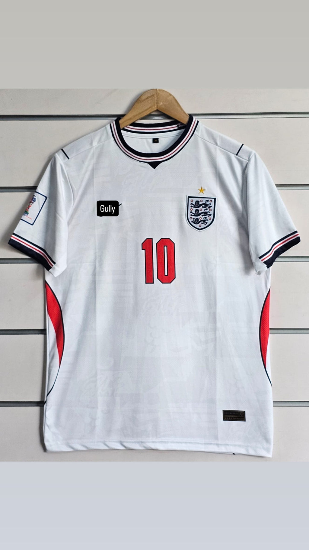 BELLINGHAM ENGLAND 2026 WORLD CUP HOME KIT EMBROIDERY