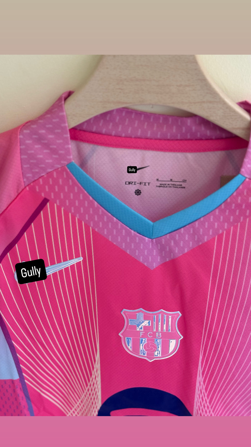 BARCELONA SPECIAL EDITION PINK 25/26 MASTER QUALITY EMBROIDERY