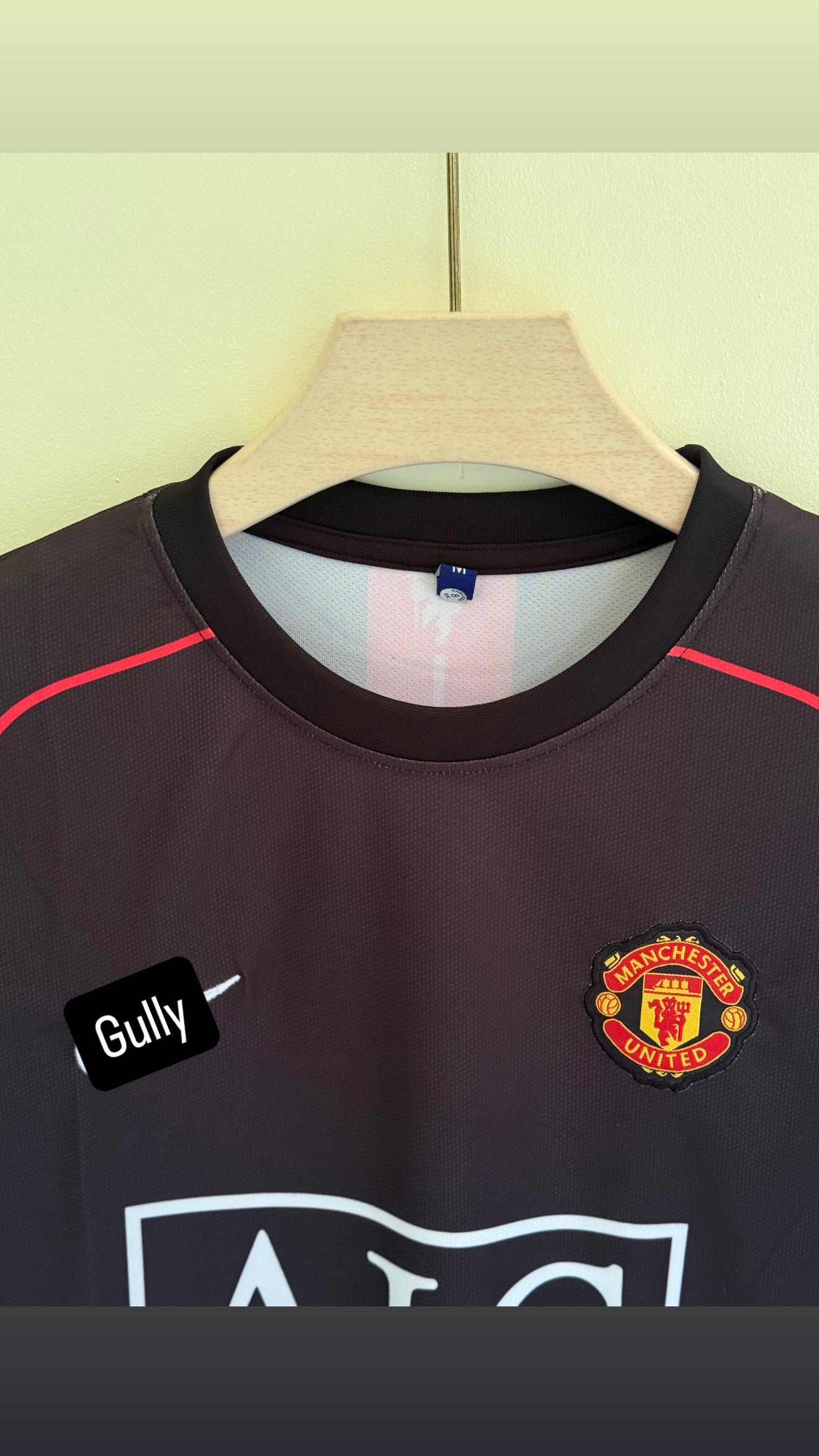 RONALDO UNITED 2008 AWAY KIT FULL SLEEV EMBROIDERY