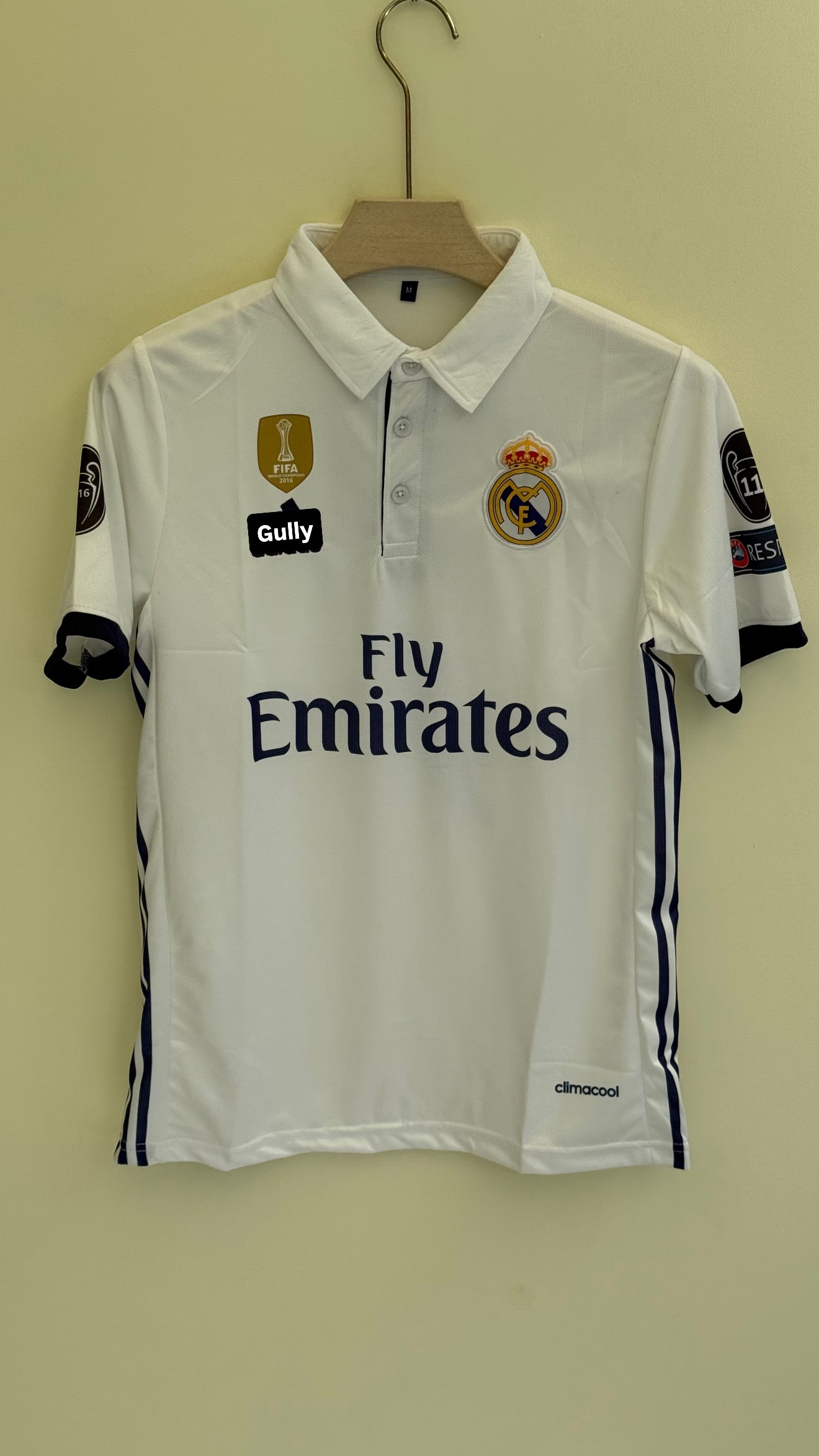 RONALDO REAL MADRID 2016 HOME KIT POLO EMBROIDERY