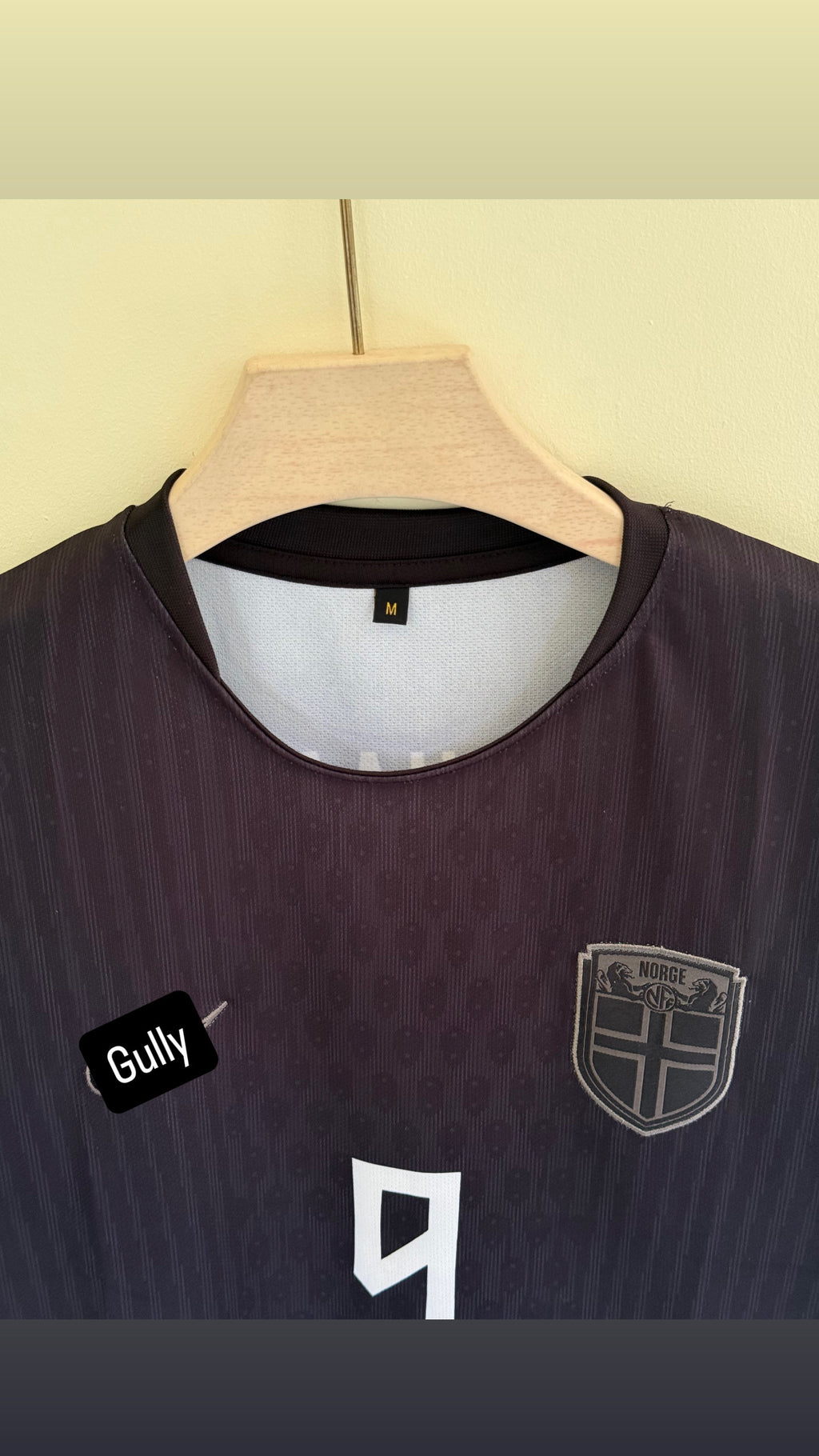 HALAND NORWAY WORLD CUP 2026 AWAY KIT EMBROIDERY