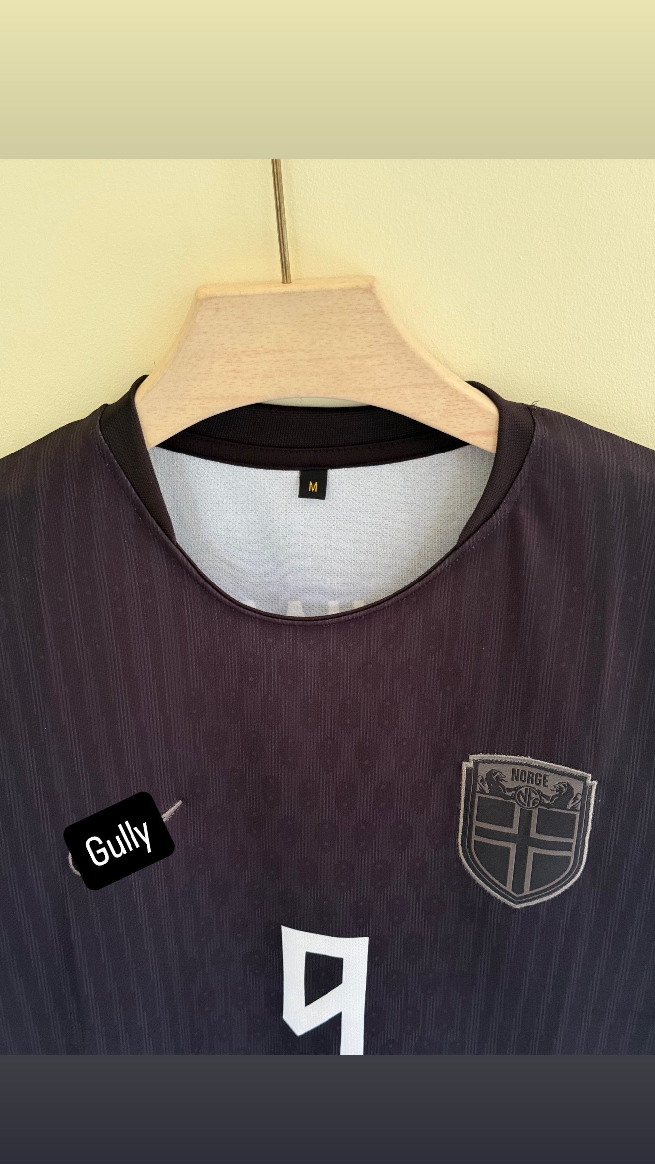 HALAND NORWAY WORLD CUP 2026 AWAY KIT EMBROIDERY