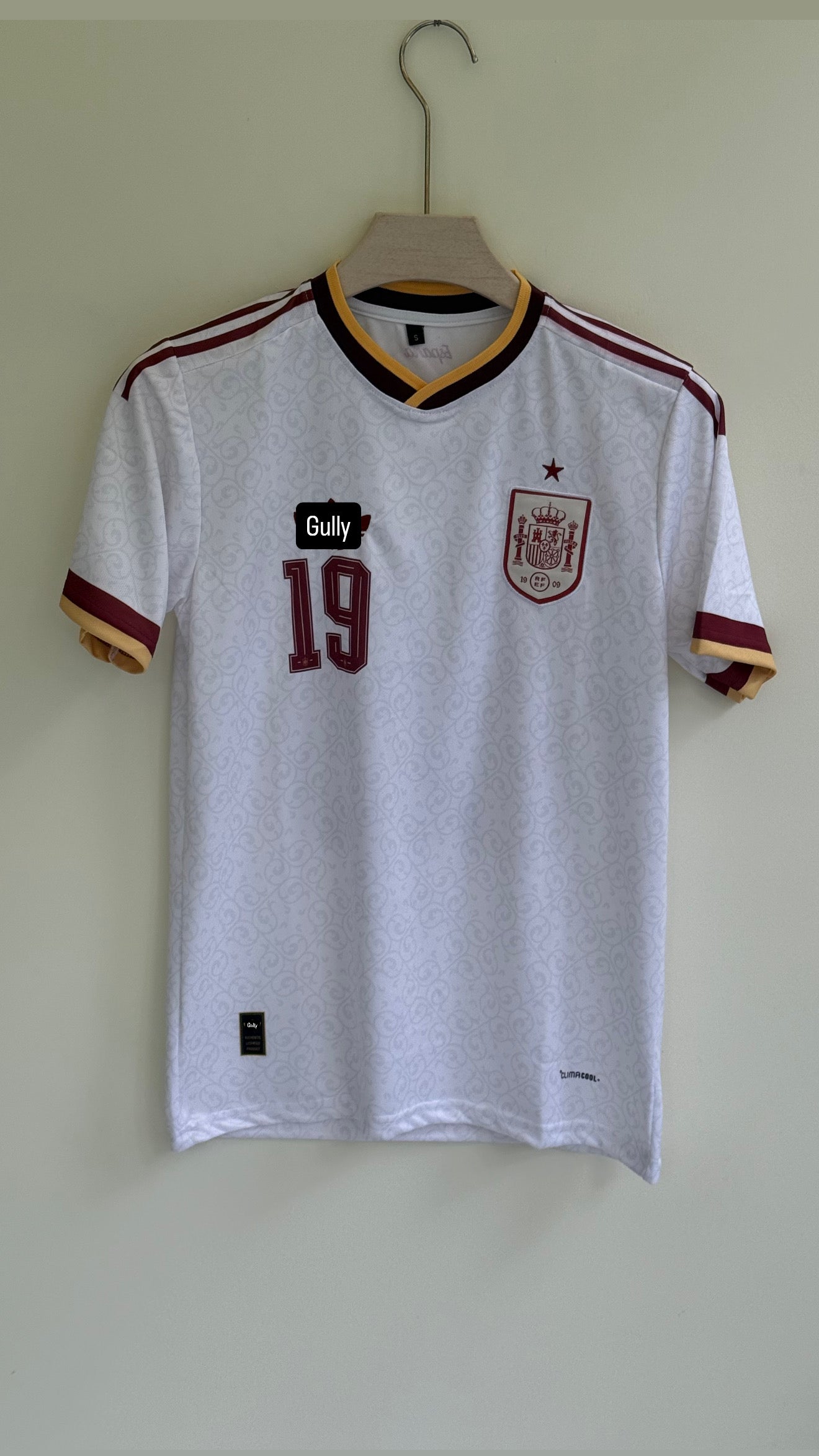 YAMAL SPAIN WORLD CUP 2026 AWAY KIT EMBROIDERY
