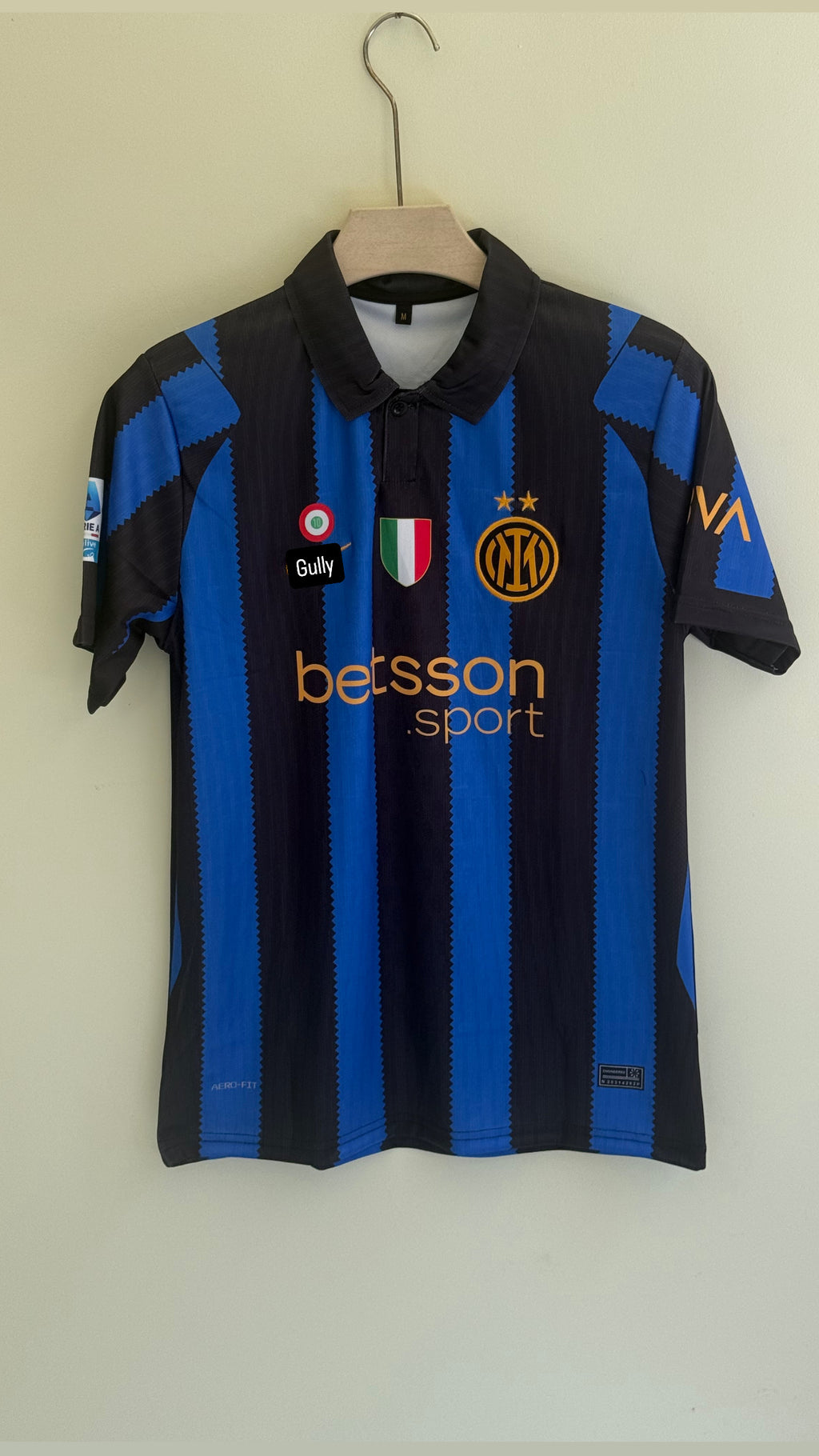 LAUTARO INTER MILAN 26/27 HOME KIT POLO EMBROIDERY