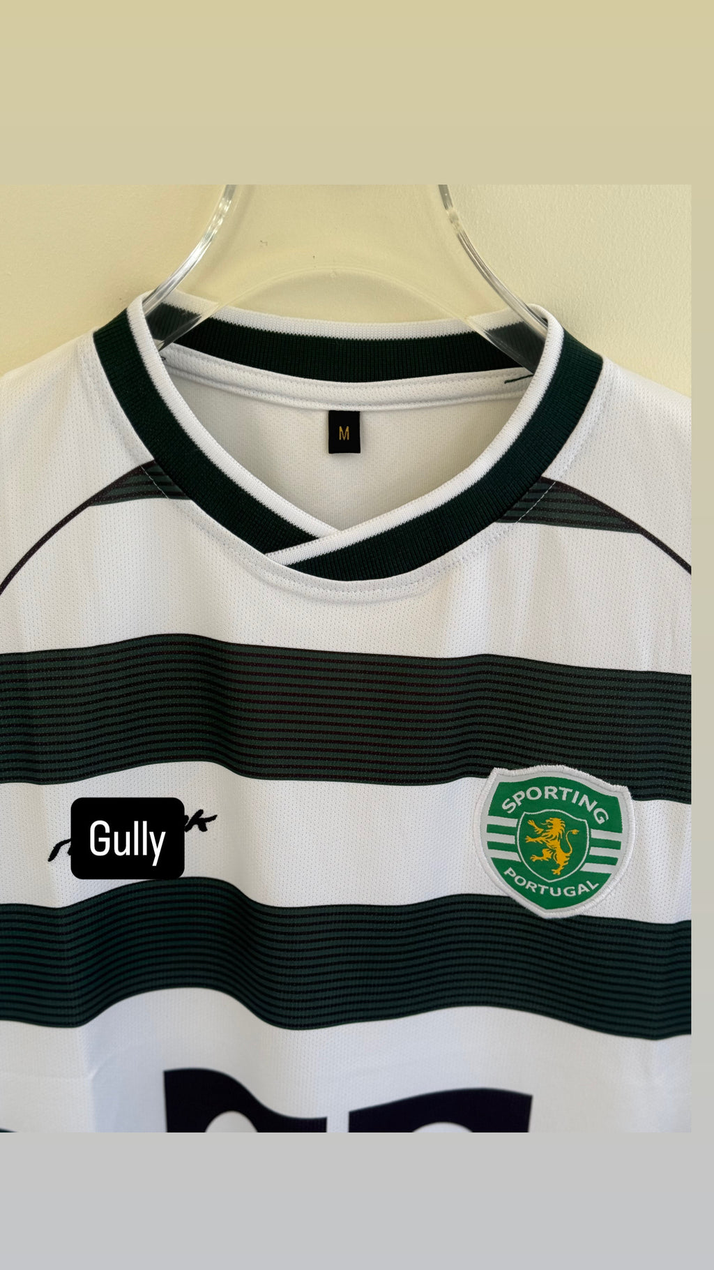 RONALDO SPORTING HOME KIT FIVE SLEEV EMBROIDERY