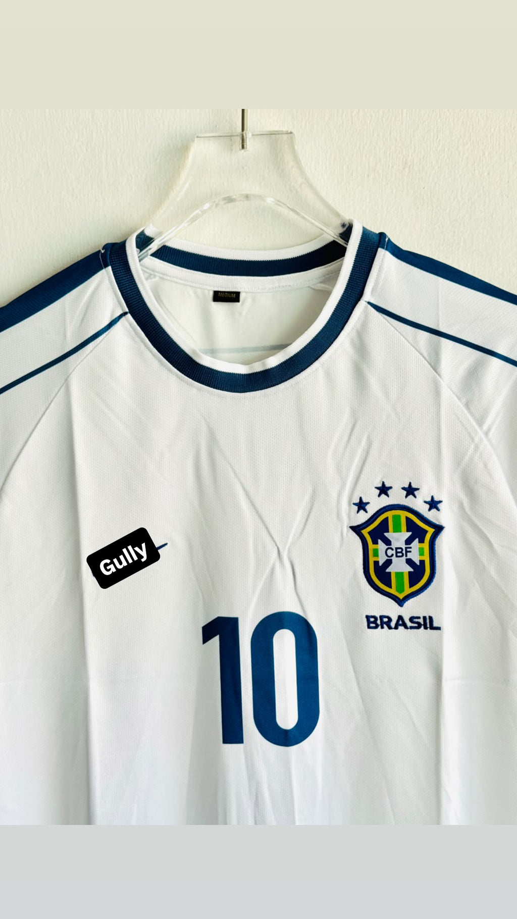 NEYMAR BRAZIL RETRO KIT EMBROIDERY