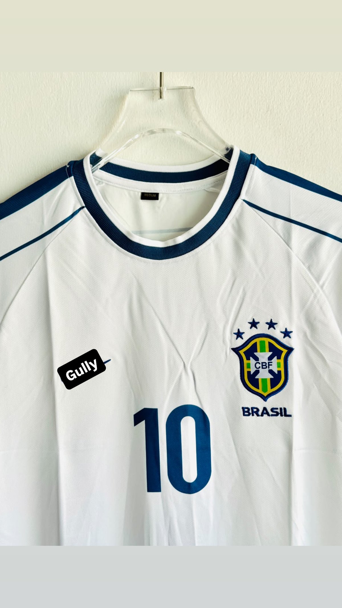 NEYMAR BRAZIL RETRO KIT EMBROIDERY