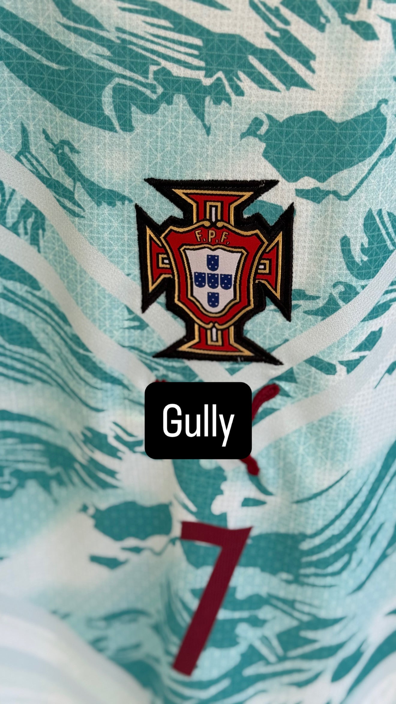 RONALDO PORTUGAL 2026 WORLD CUP  AWAY KIT EMBROIDERY