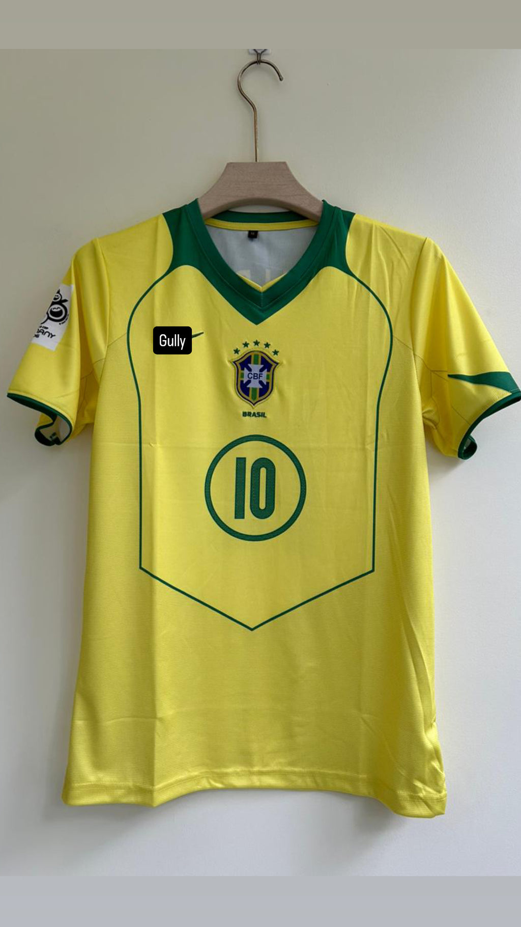 RONALDINHO BRAZIL HOME KIT EMBROIDERY