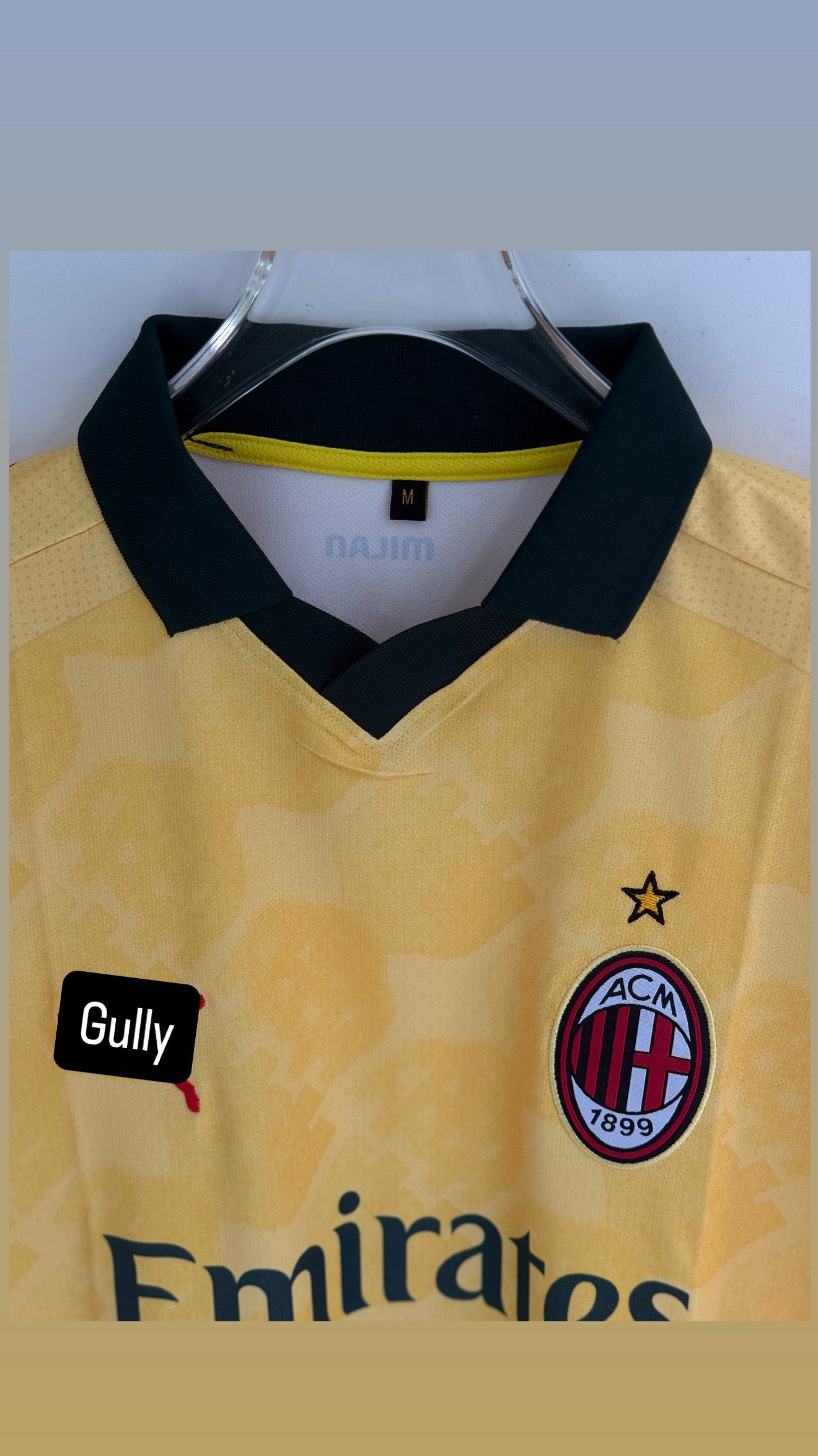 RAFA LEAO AC MILAN 25/26 THIRD KIT POLO EMBROIDERY