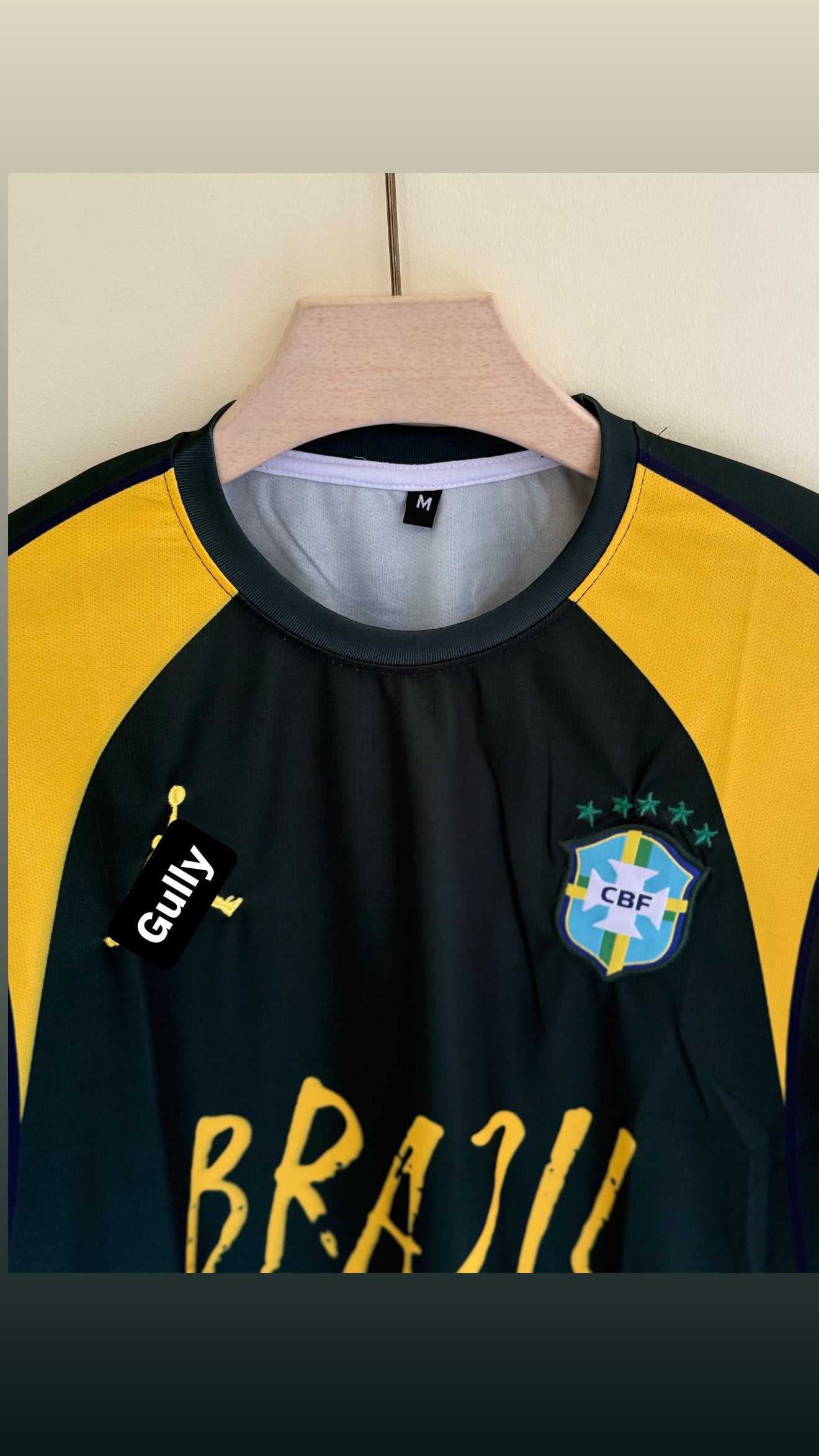 NEYMAR BRAZIL SPECIAL KIT EMBROIDERY FIVE SLEEV