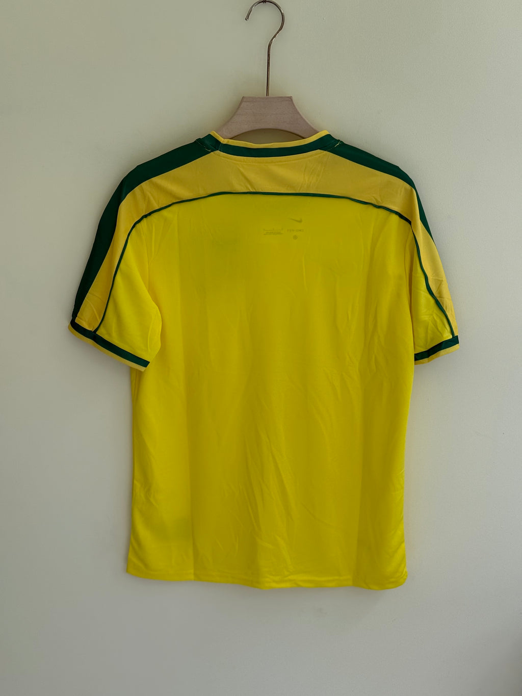BRAZIL 1998 WORLD CUP HOME KIT EMBROIDERY MASTER QUALITY