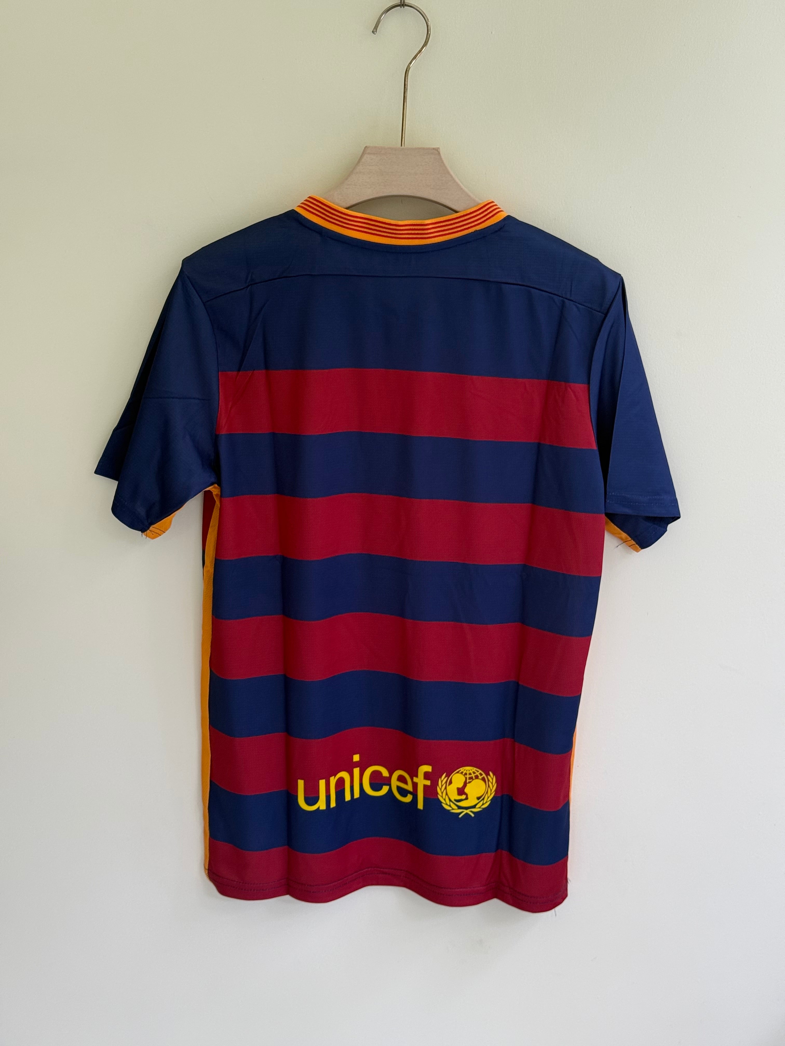 BARCELONA 2015/16 HOME KIT MASTER QUALITY EMBROIDERY