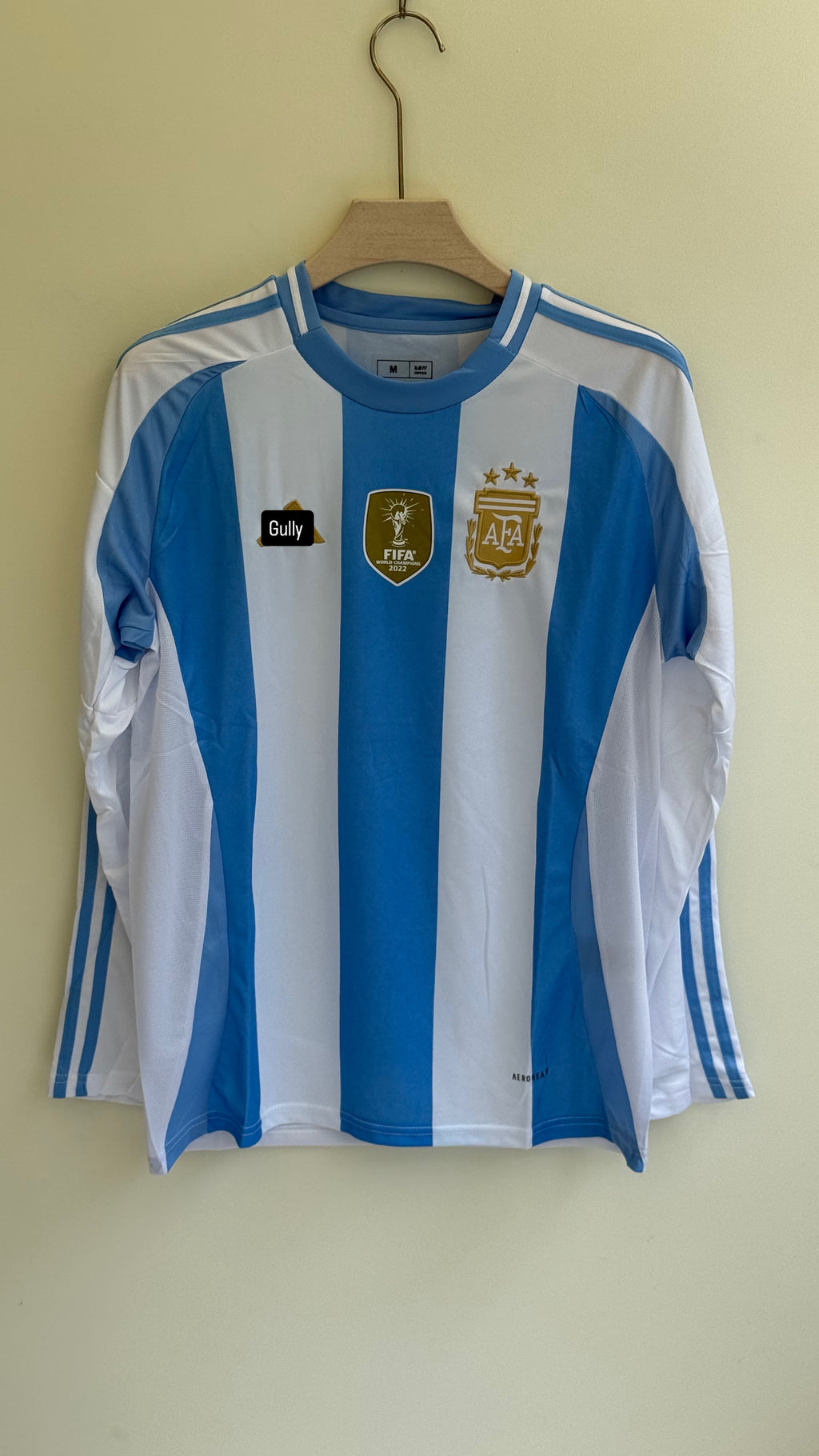 ARGENTINA 2022 WORLD CUP FULL SLEEEV MASTER QUALITY EMBROIDERY