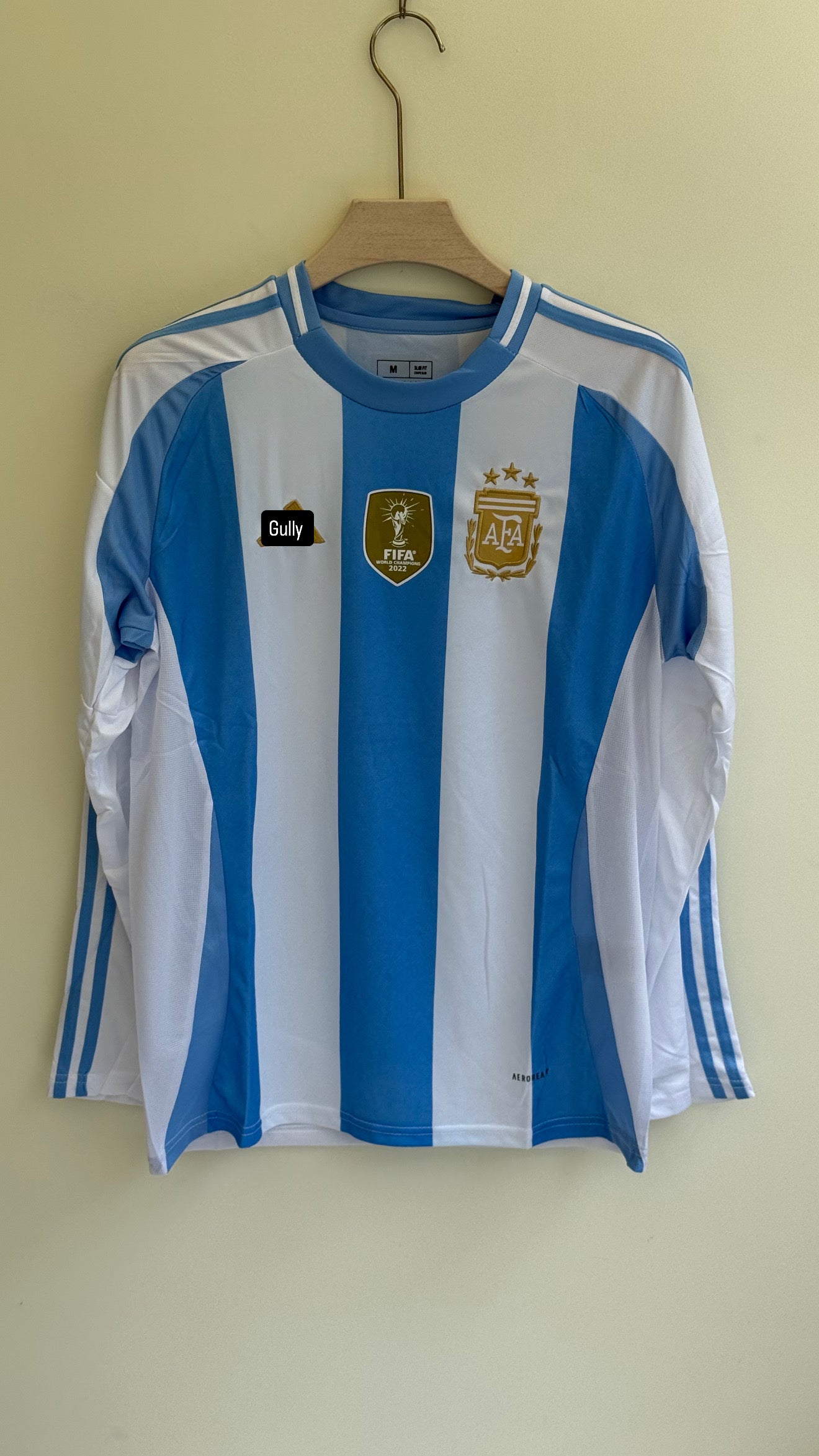ARGENTINA 2022 WORLD CUP FULL SLEEEV MASTER QUALITY EMBROIDERY