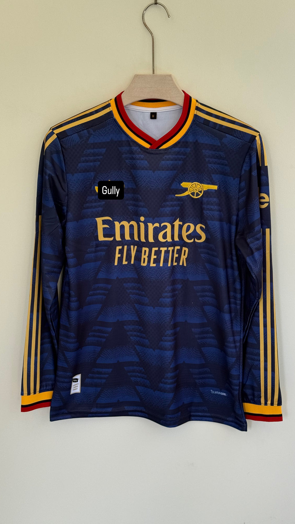 RICE ARSENAL 26/27 AWAY KIT FULL SLEEV EMBROIDERY