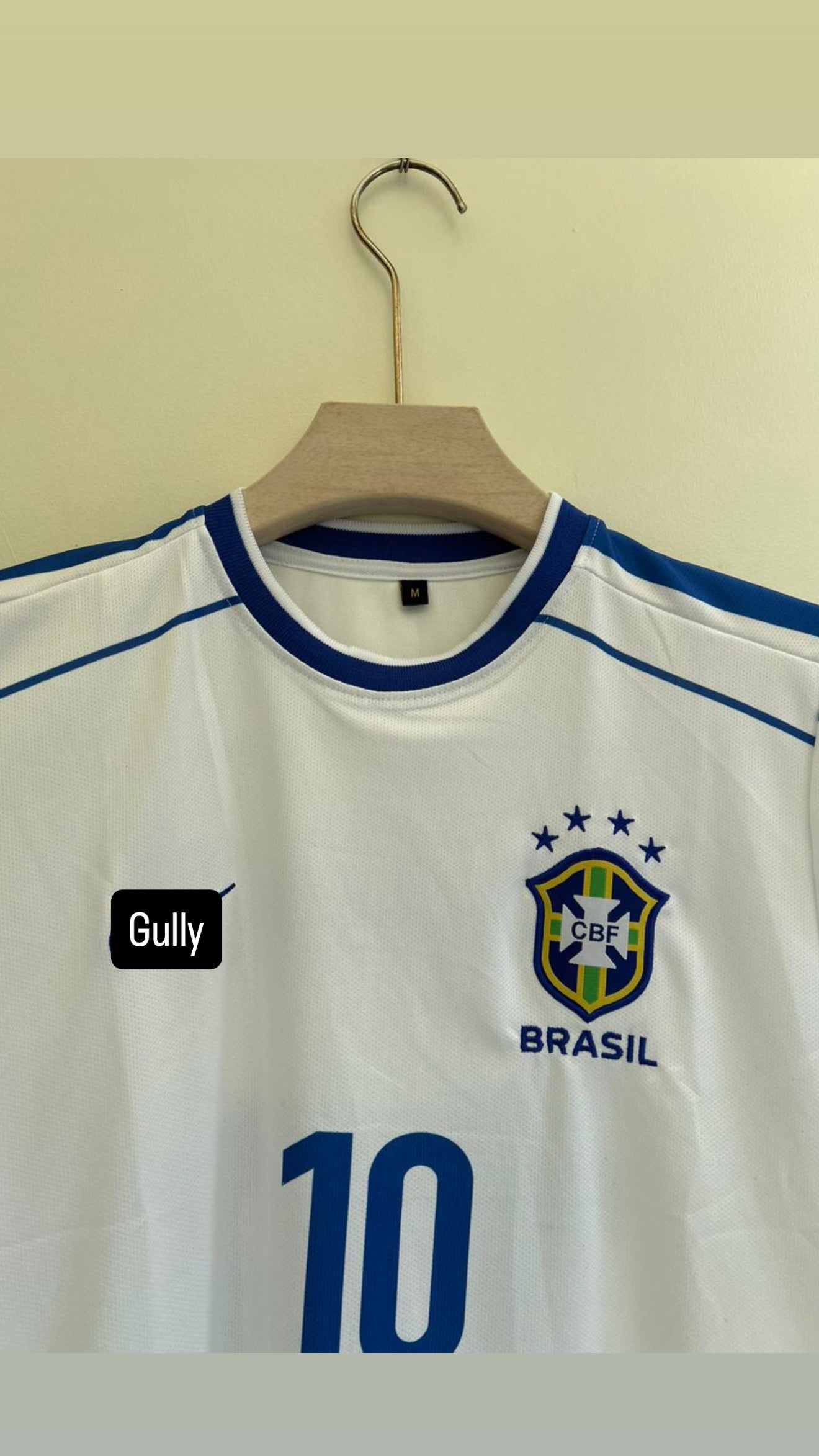 NEYMAR BRAZIL RETRO KIT EMBROIDERY