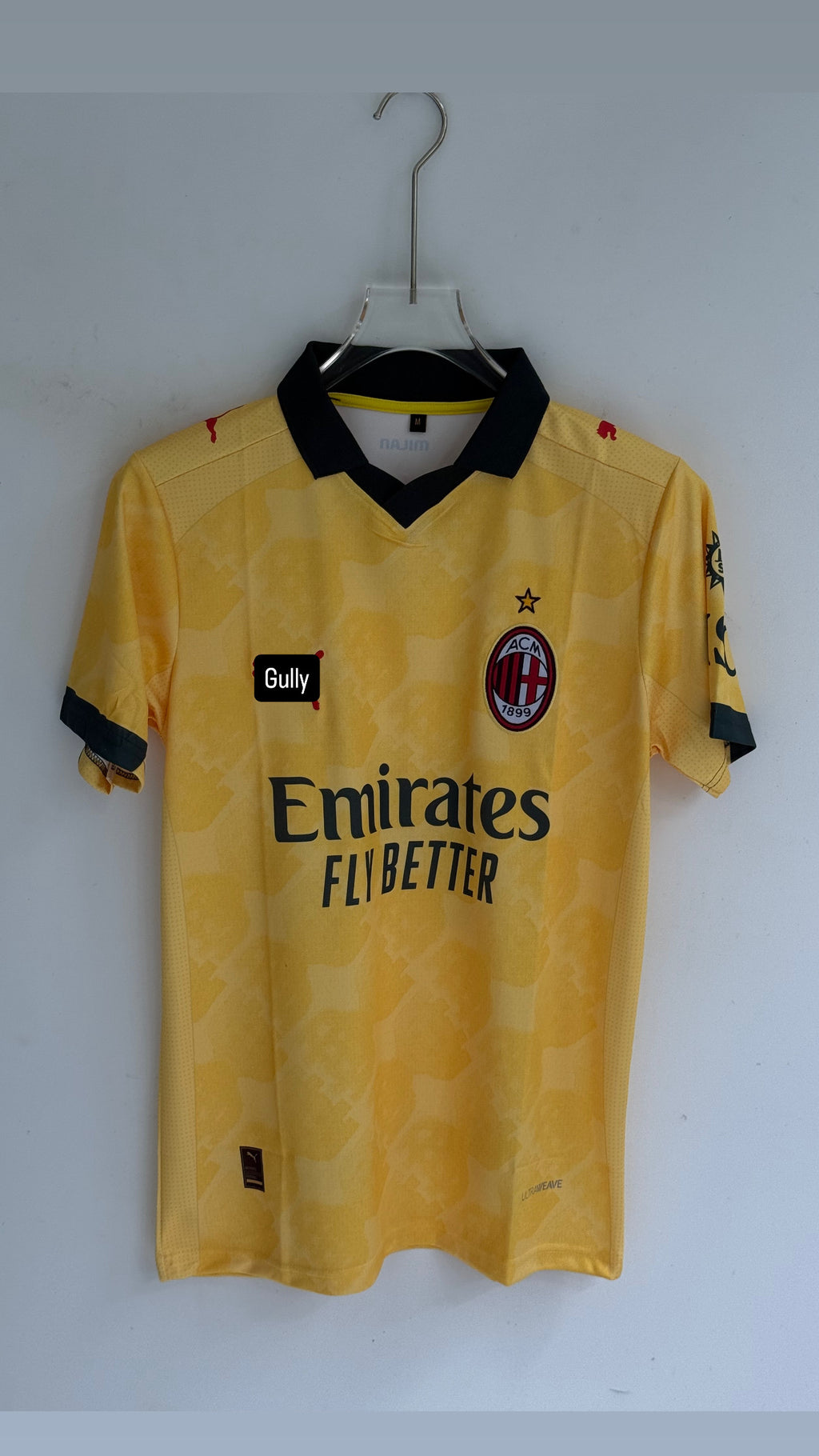 RAFA LEAO AC MILAN 25/26 THIRD KIT POLO EMBROIDERY