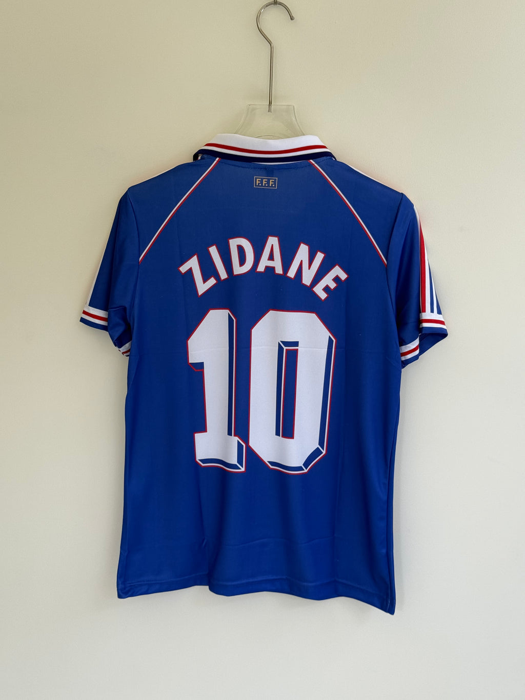 ZIDANE FRANCE 1998 WORLD CUP HOME KIT POLO EMBROIDERY